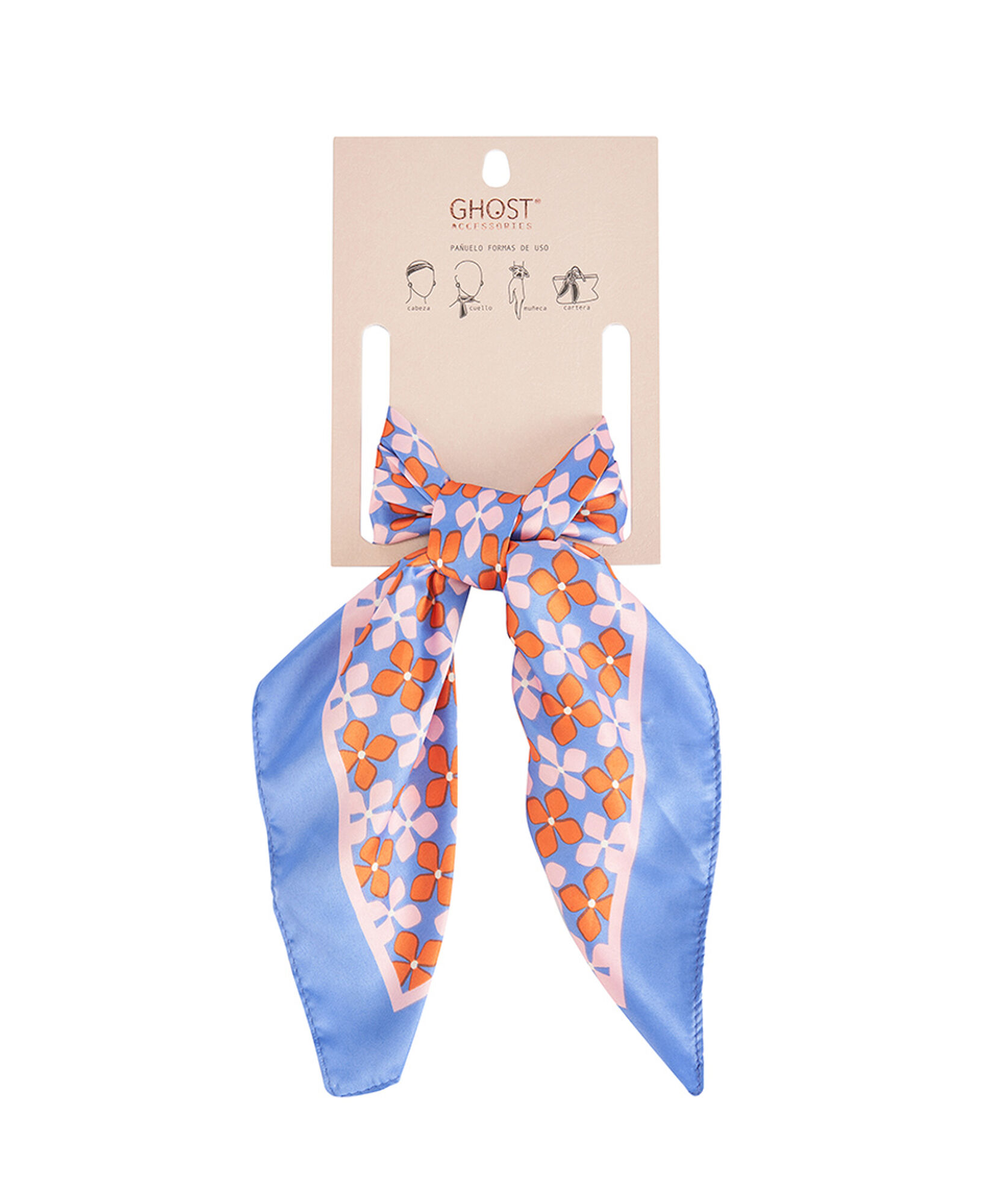 Pañuelo mujer patrón flor Pañuelo mujer patrón flor