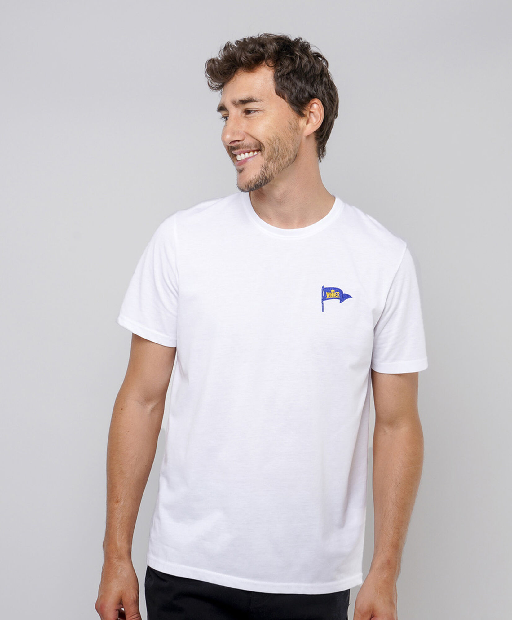 Polera hombre lisa bandera Polera hombre lisa bandera