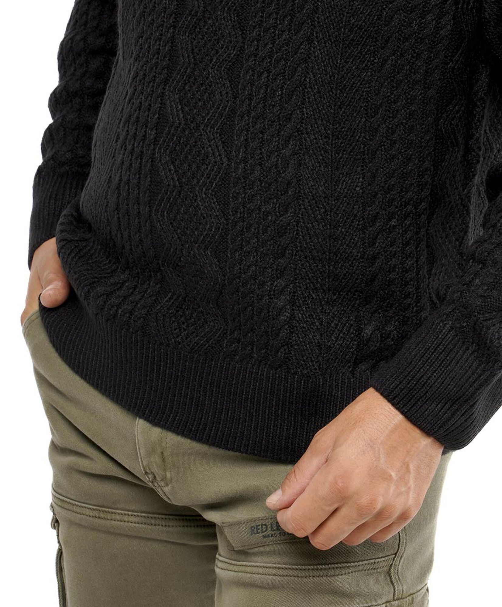 Sweater hombre trenzado black Sweater hombre trenzado black