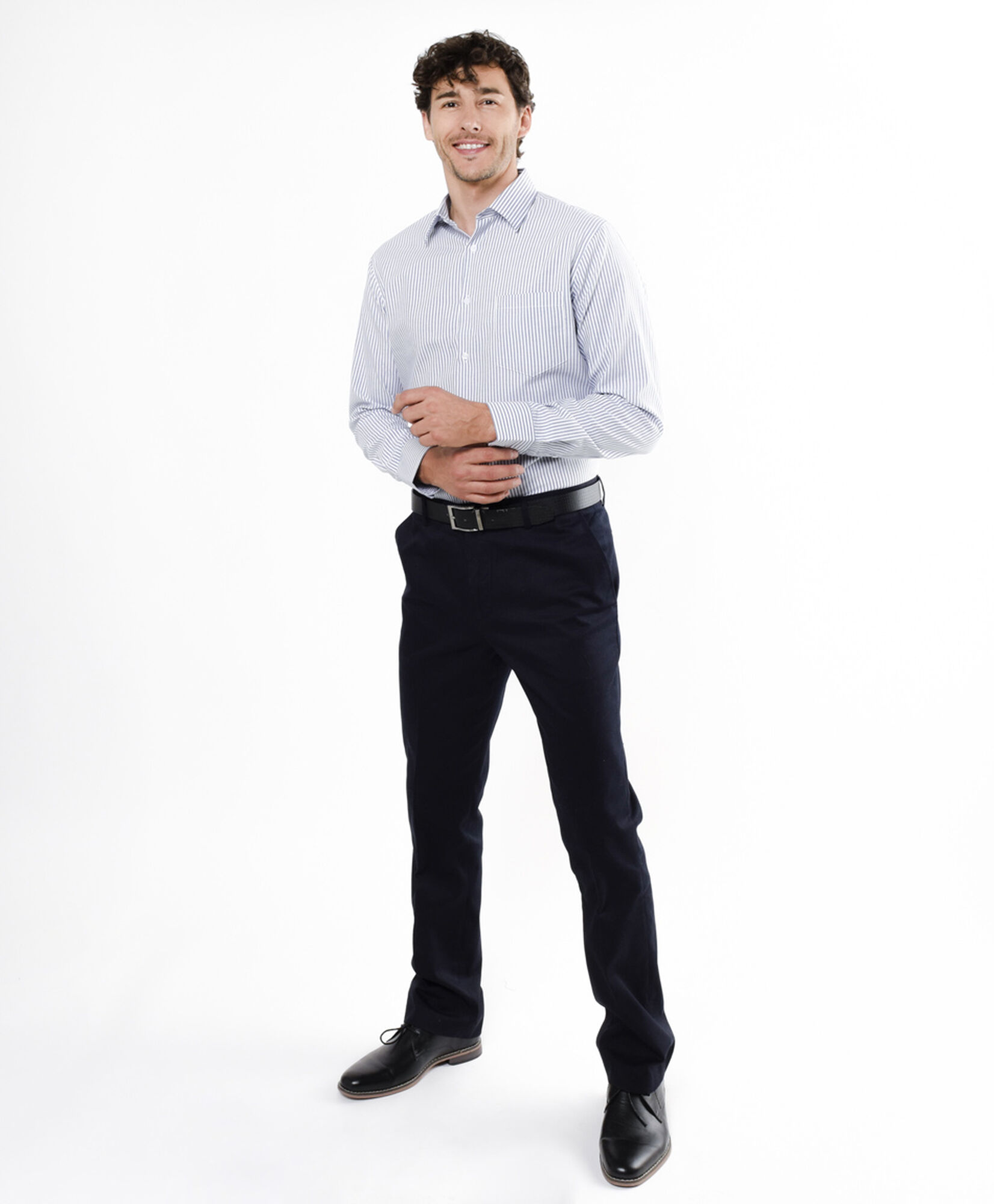 Camisa hombre líneas azul Camisa hombre líneas azul