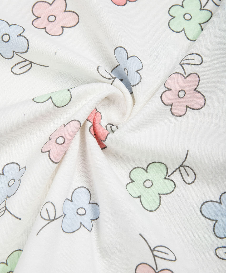 Polera beb&eacute; floreada