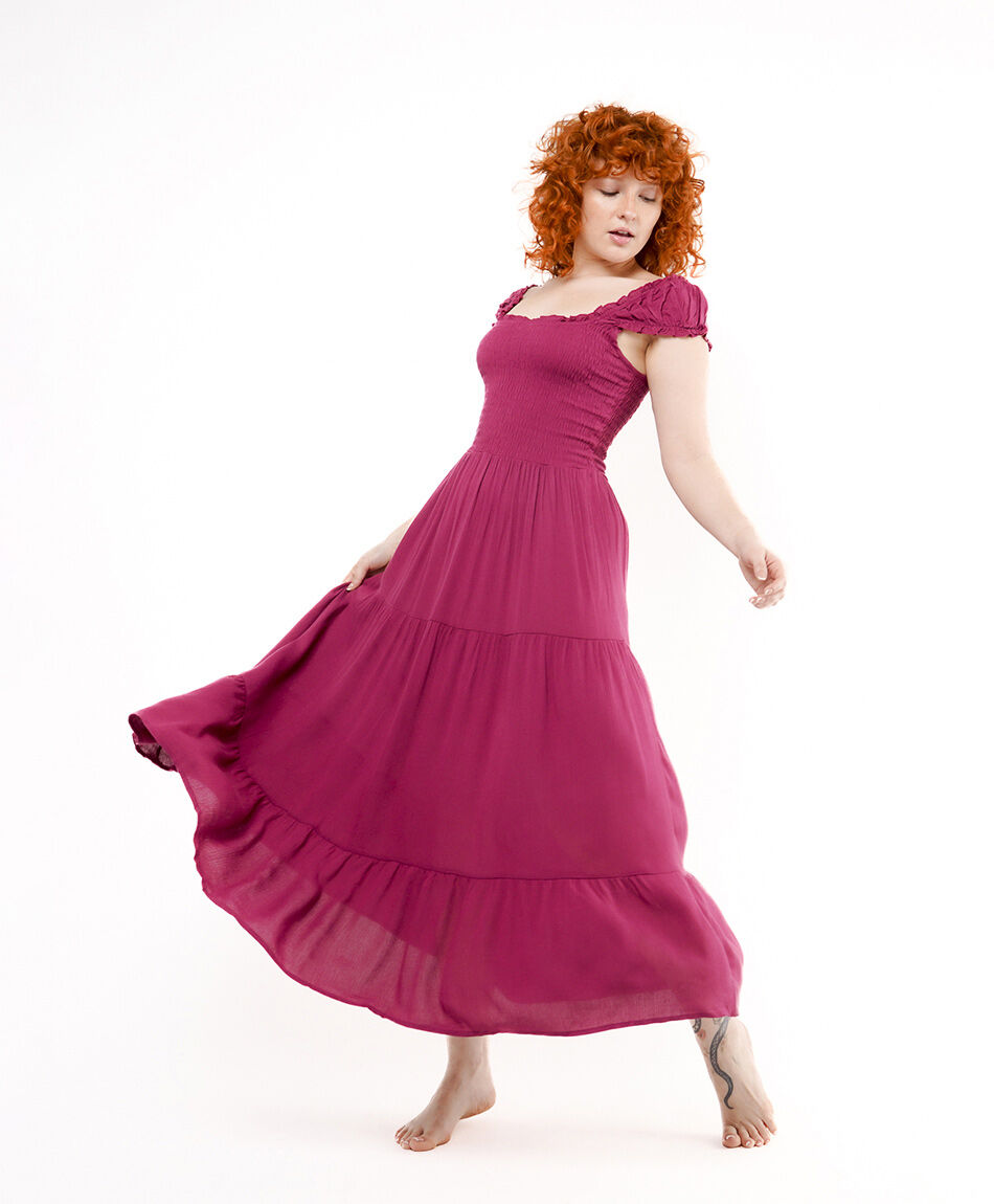 Vestido mujer pisos pink