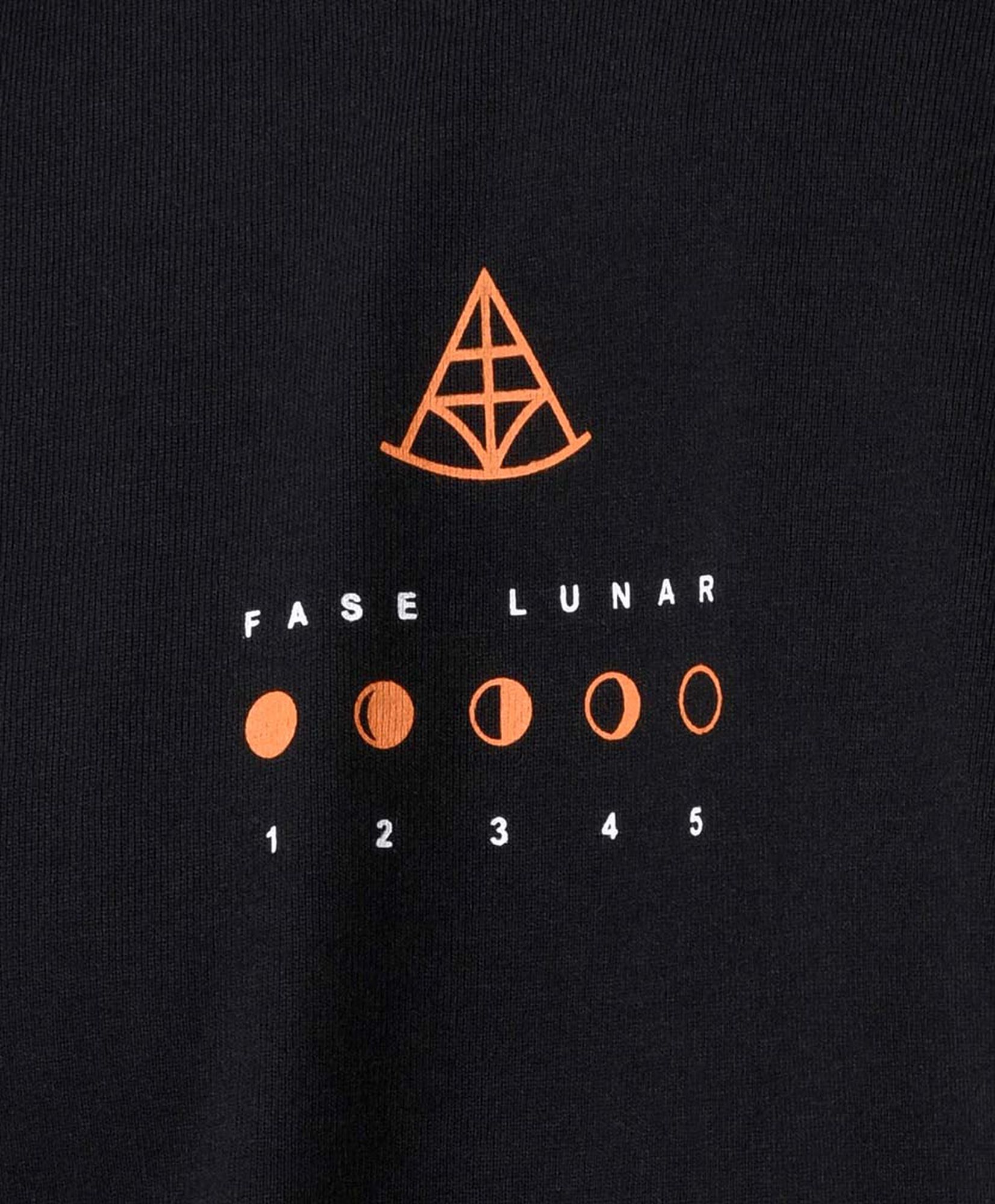 Polera hombre doble estampado fase lunar Polera hombre doble estampado fase lunar