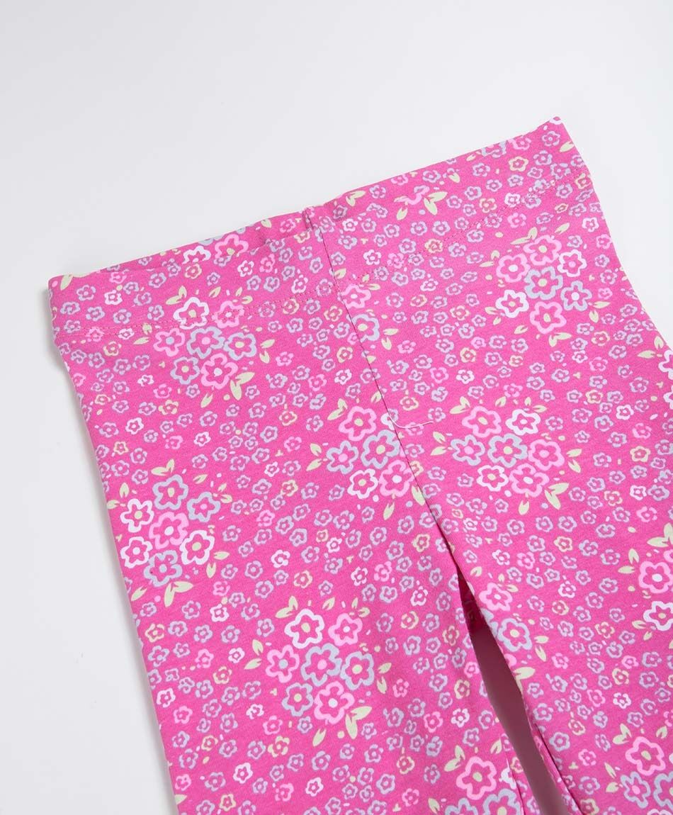 Leggins beb&eacute; floreada