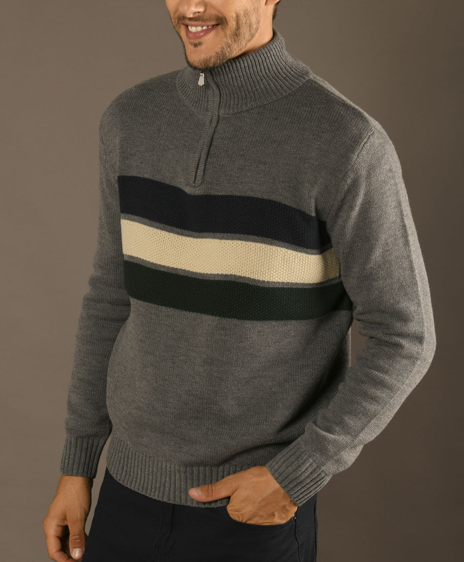 Sweater cierre diseno