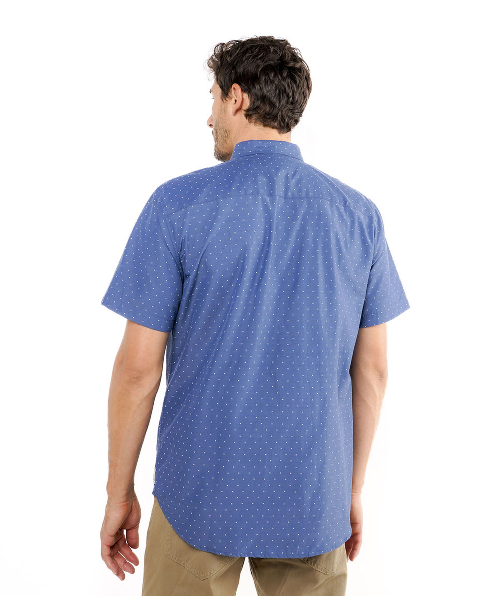 Camisa hombre mini print cuadros Camisa hombre mini print cuadros