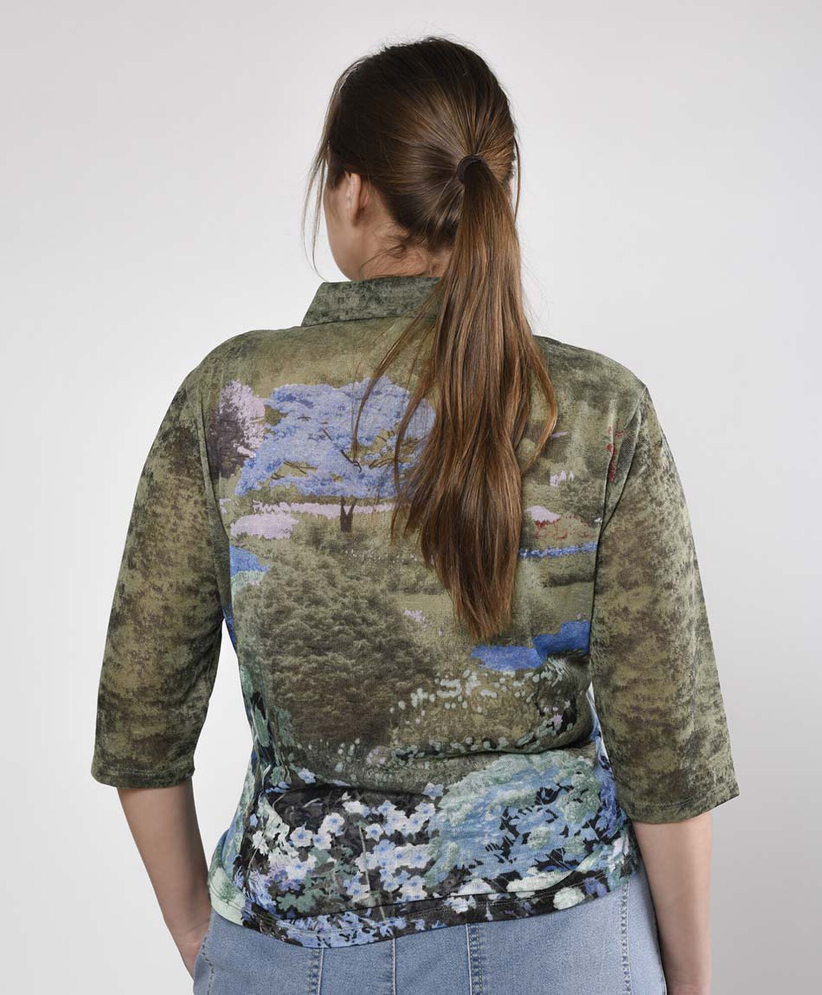 Blusa manga al codo Blusa manga al codo
