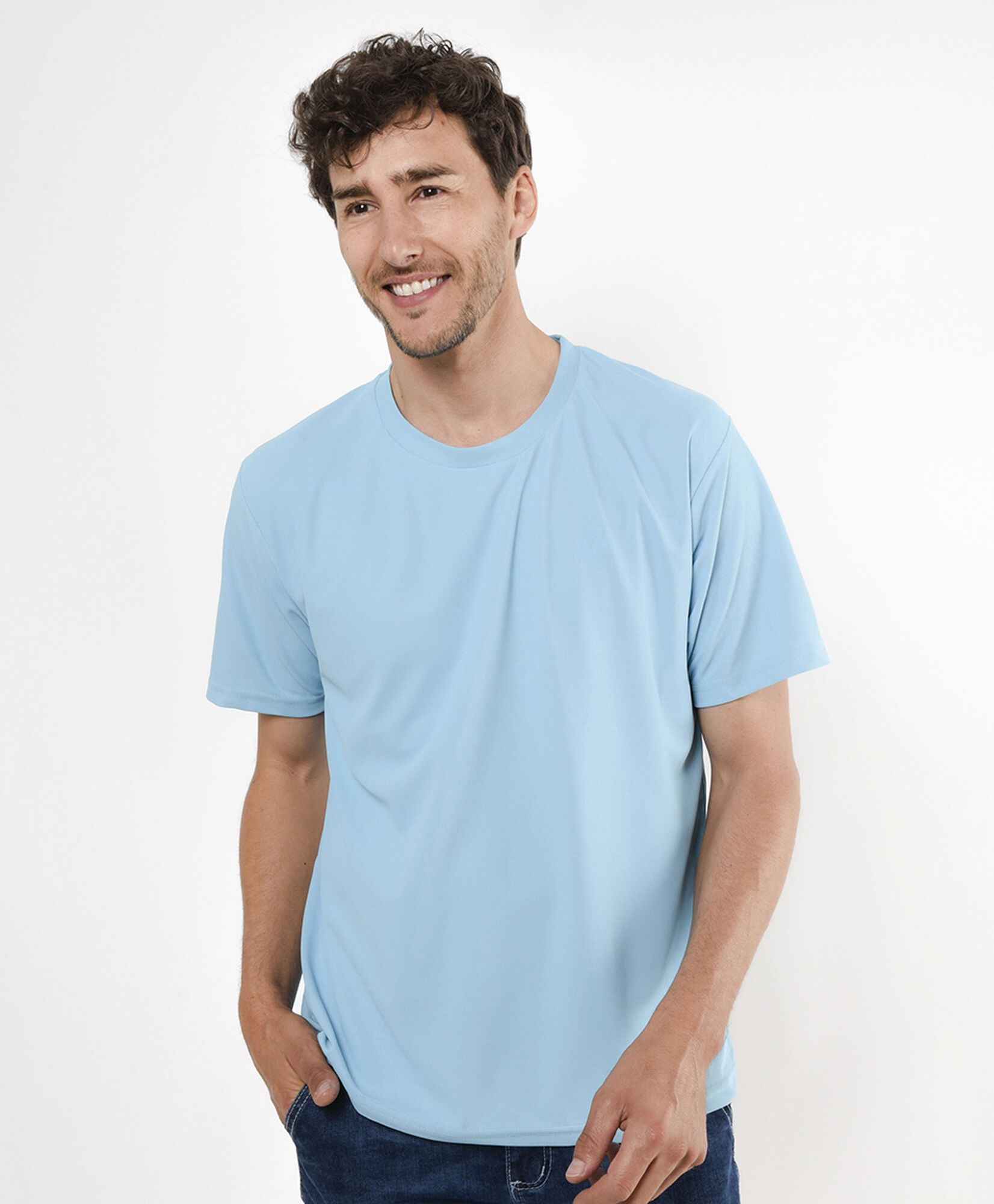 Polera hombre dry fit estampada Polera hombre dry fit estampada