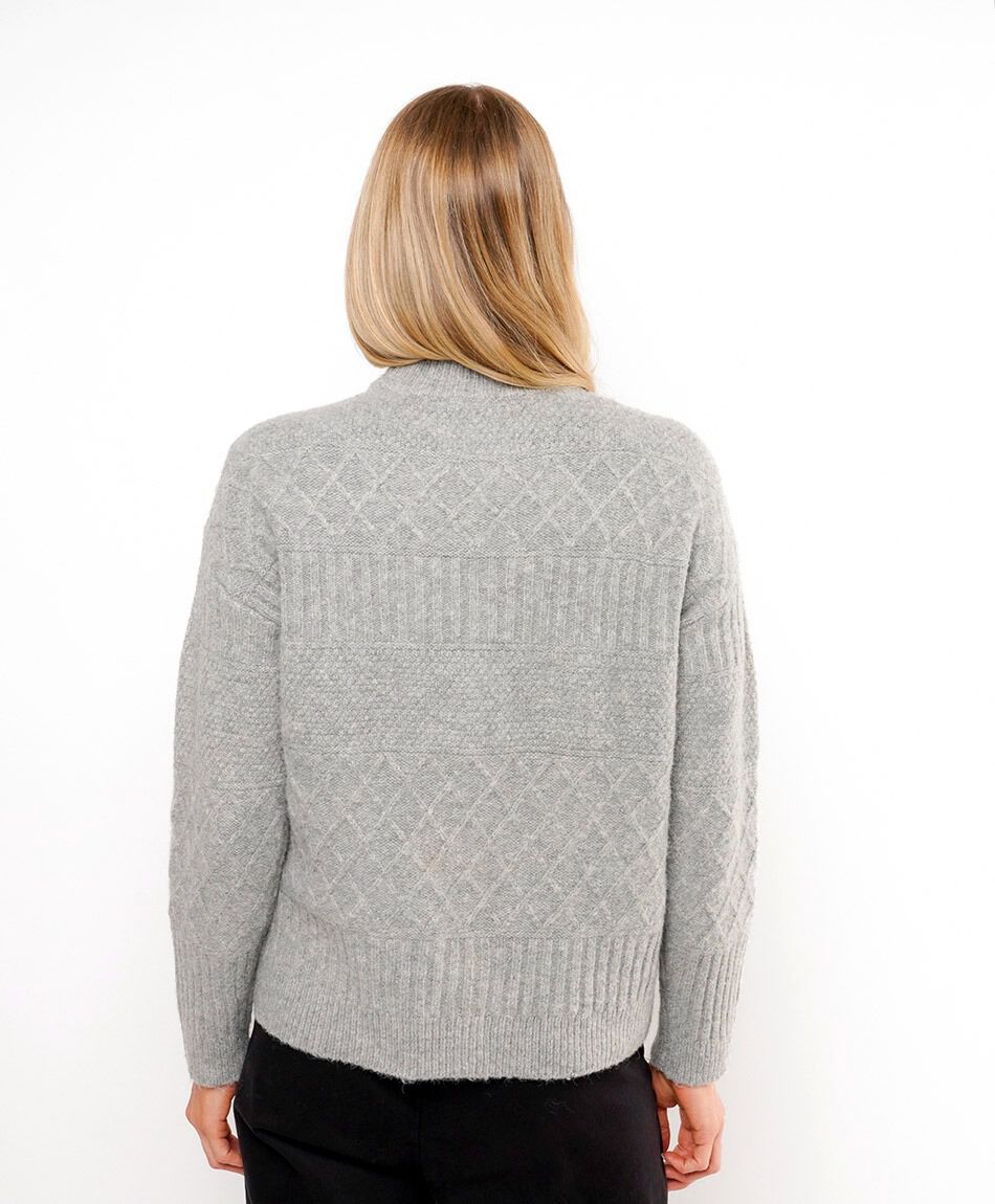 Sweater mujer melange dise&ntilde;o&nbsp;
