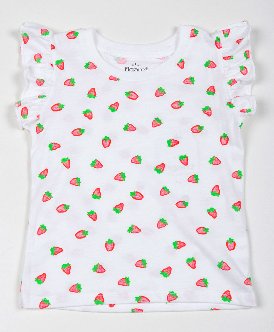 Polera bebé frutillas