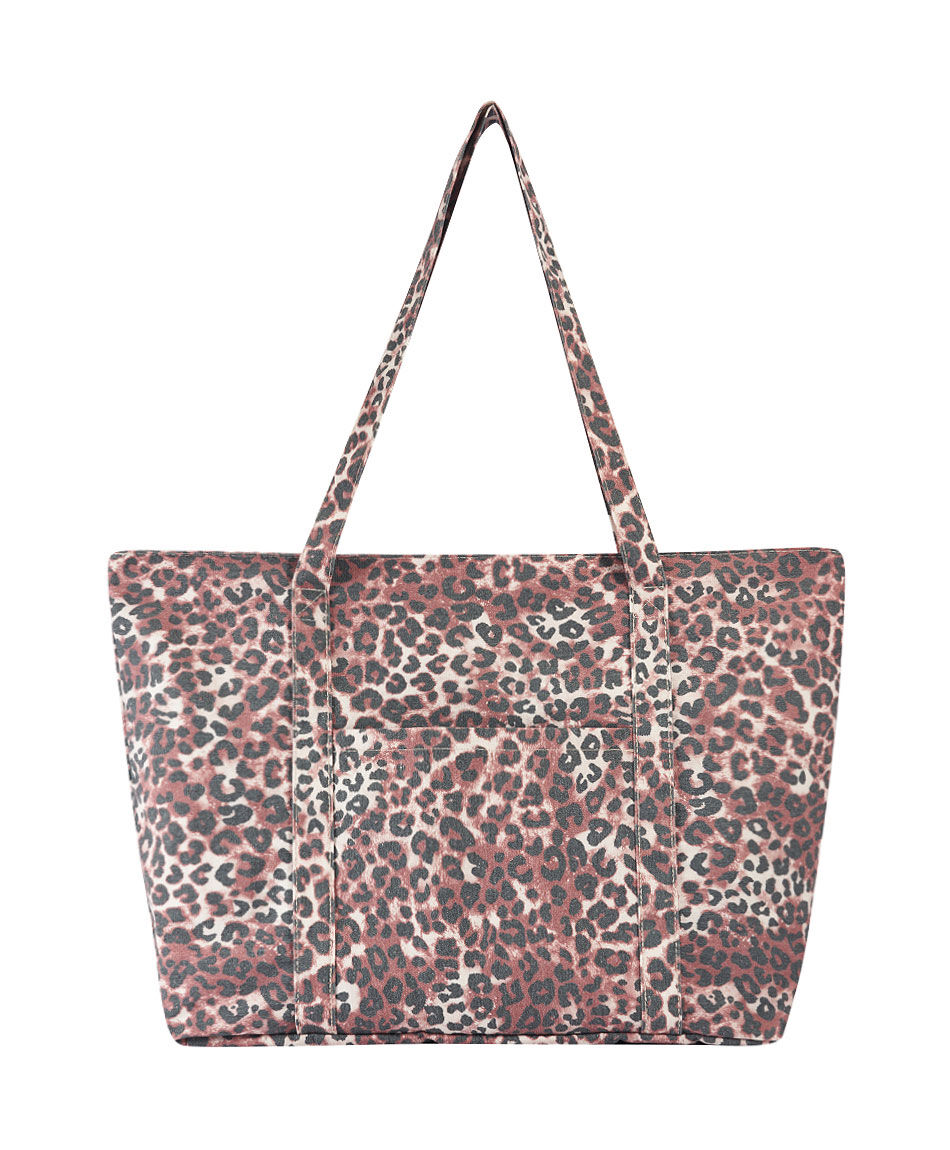 Bolso playa mujer animal print