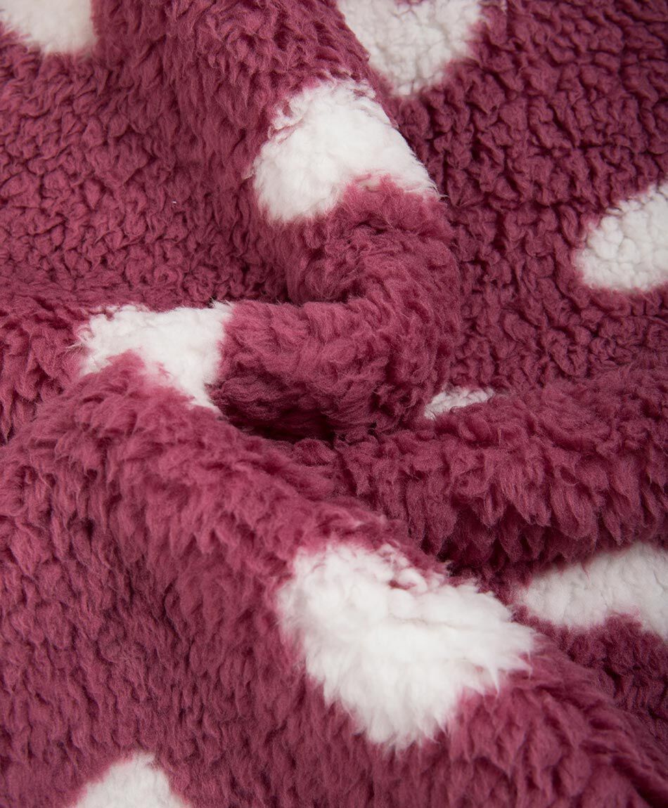 Poler&oacute;n ni&ntilde;a corazones pink