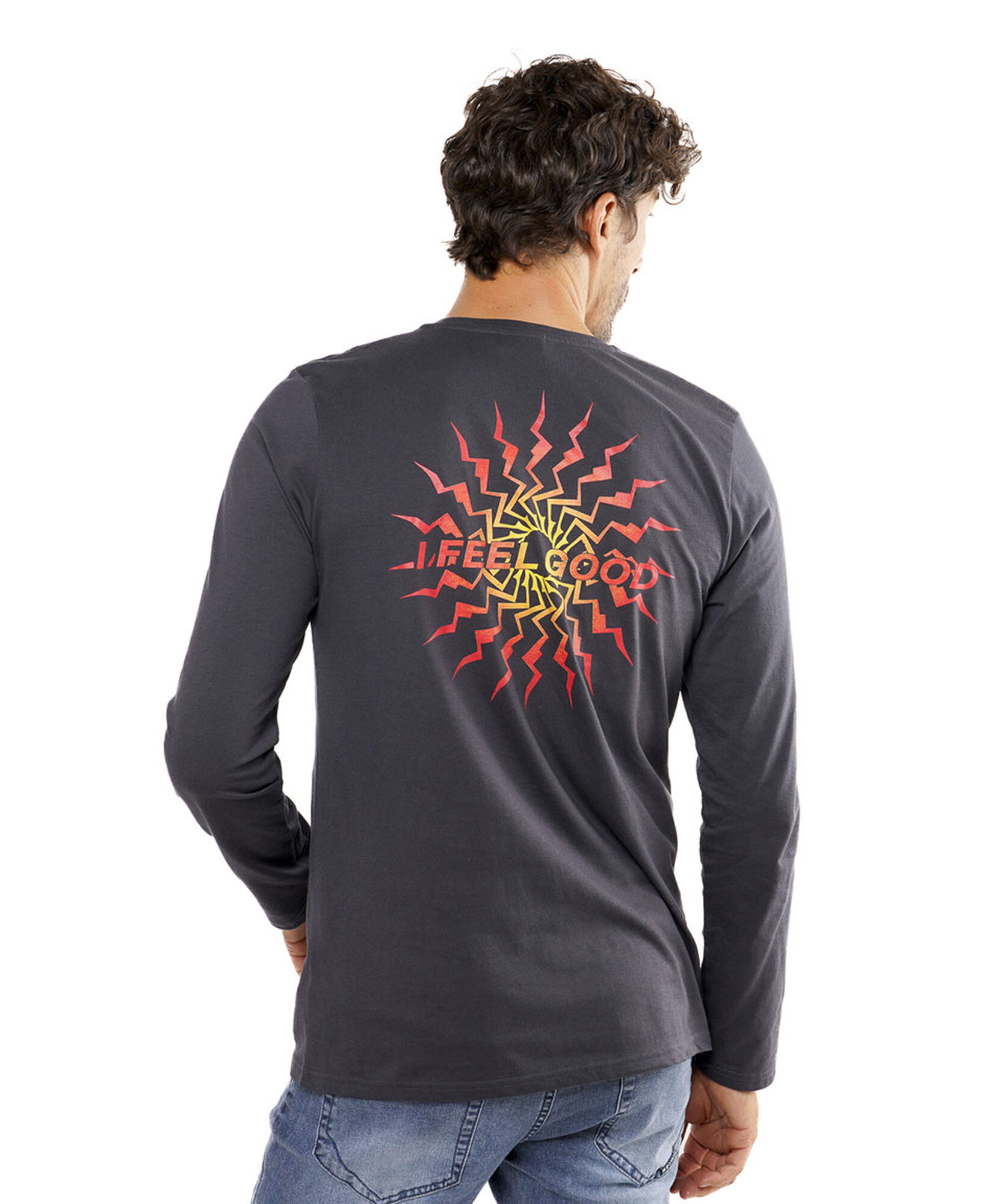 Polera hombre doble estampado feel good Polera hombre doble estampado feel good