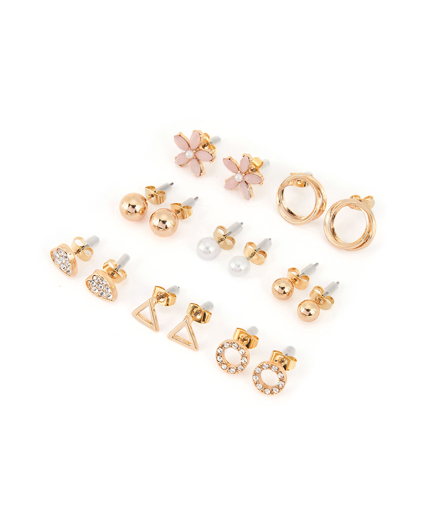 Set 8 aros mujer mix diseños Set 8 aros mujer mix diseños
