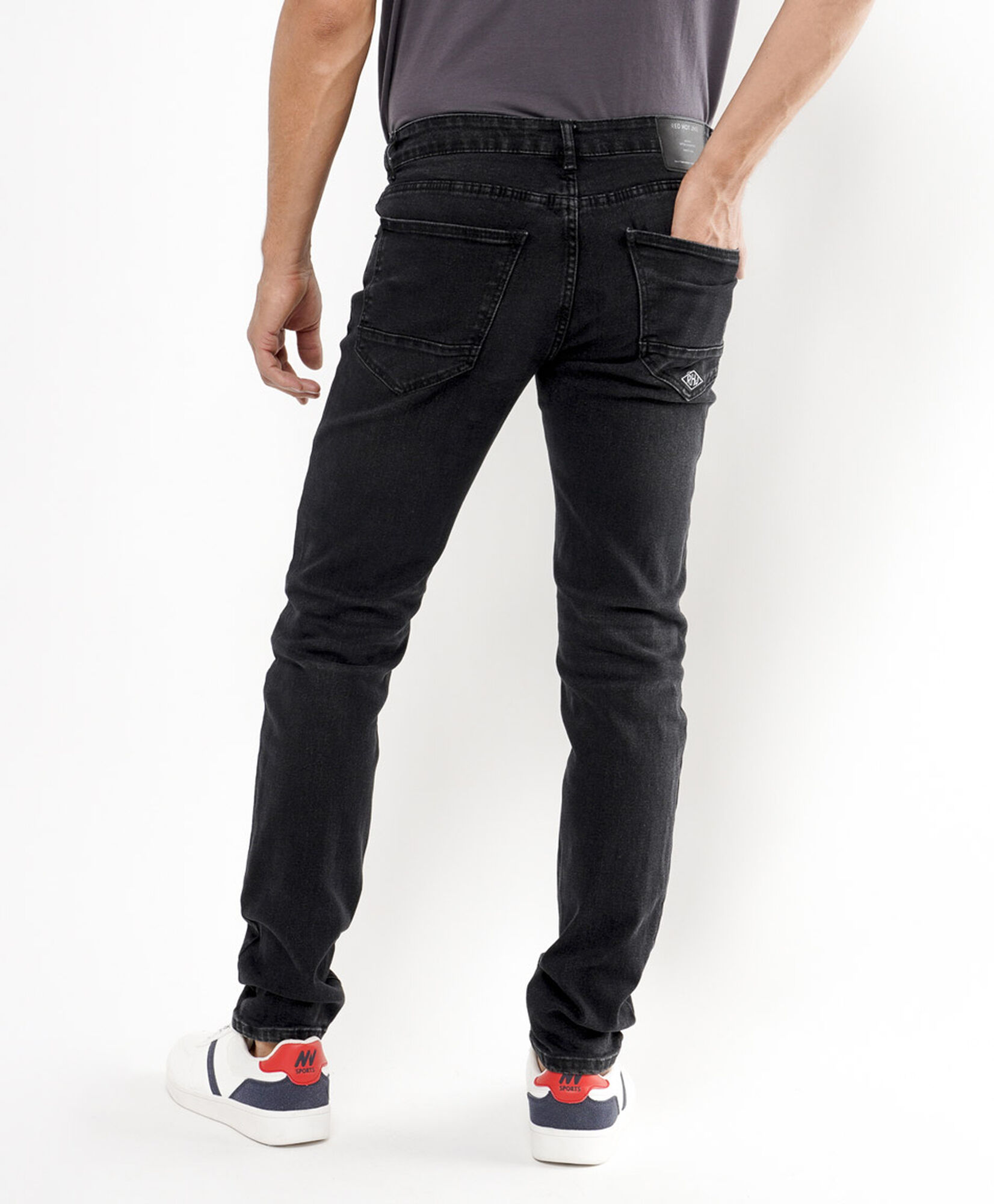Jeans hombre gris oscuro skinny fit Jeans hombre gris oscuro skinny fit