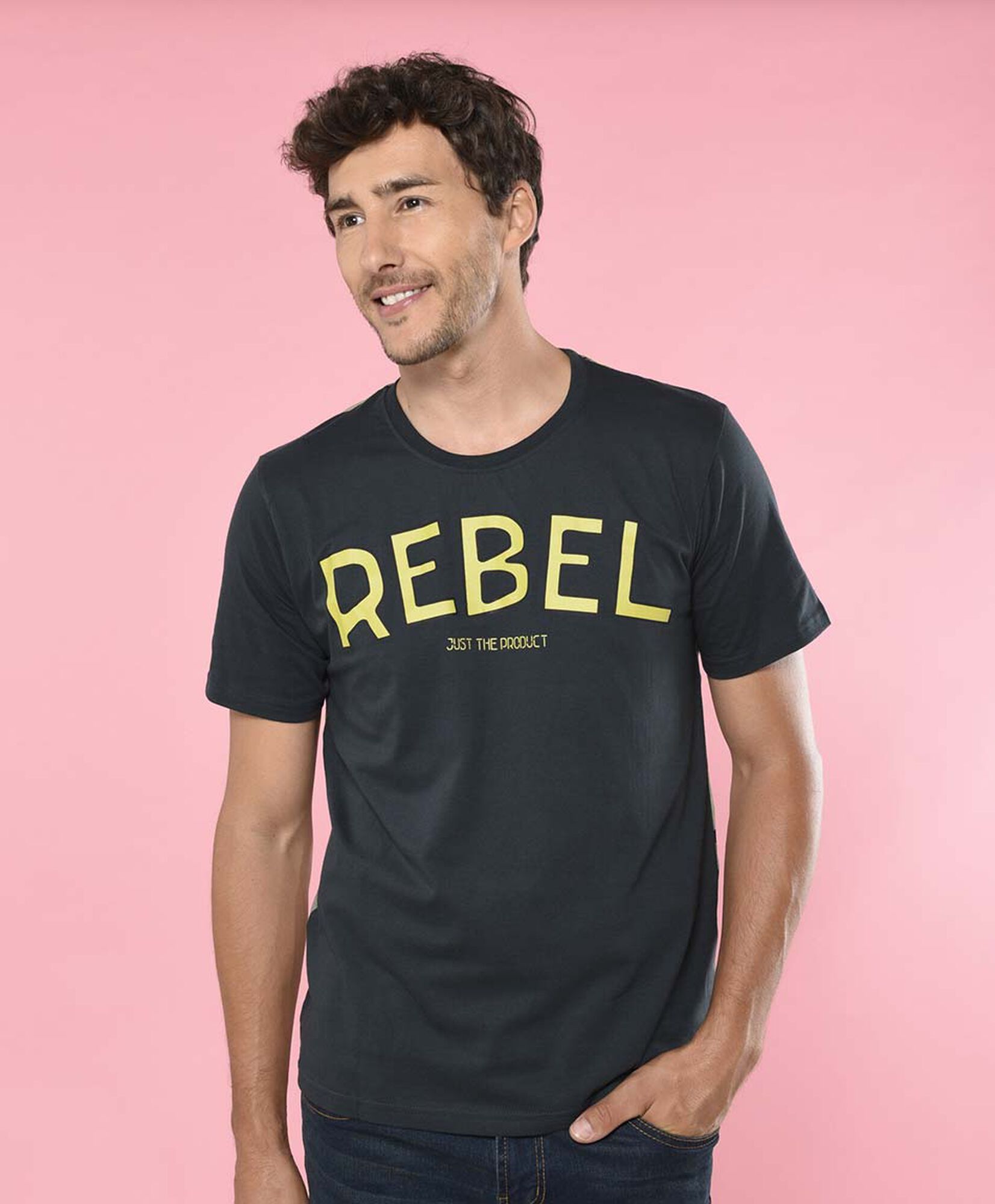 Polera hombre espalda camuflaje Polera hombre espalda camuflaje