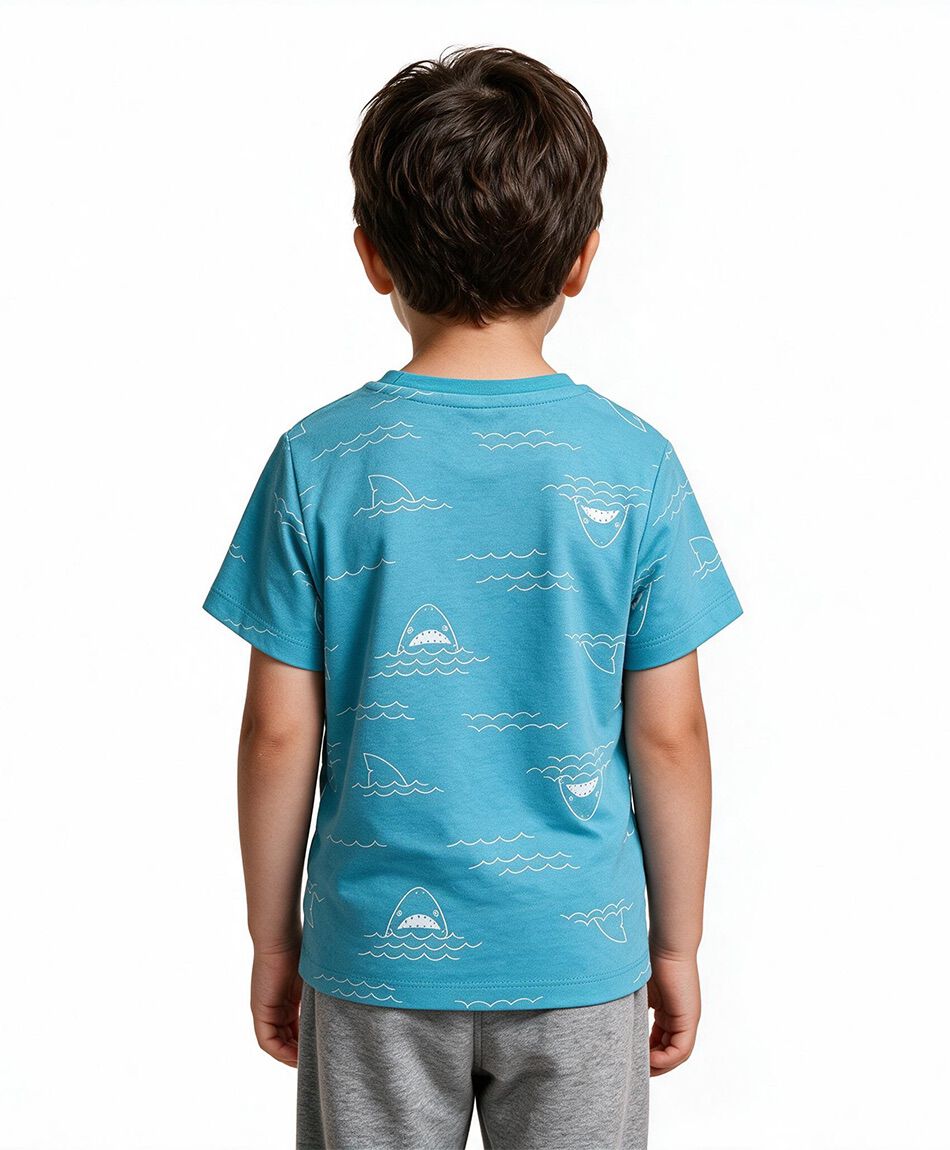 Polera beb&eacute; tiburones