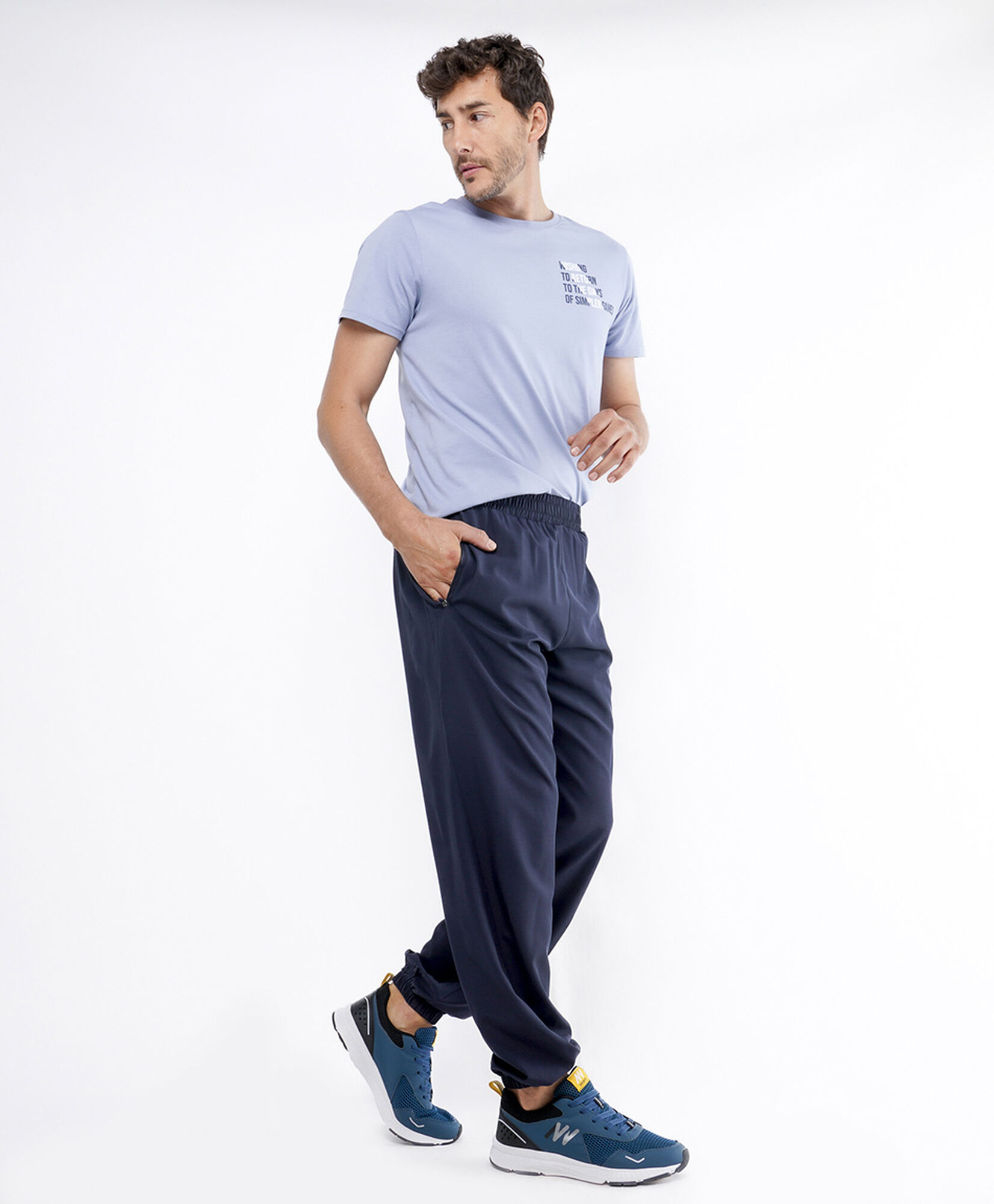 Pantalón deportivo hombre navy Pantalón deportivo hombre navy