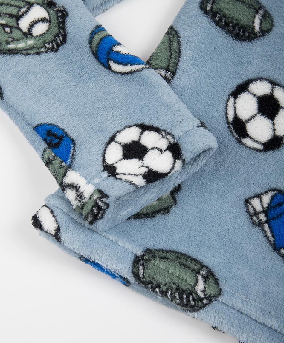 Pijama ni&ntilde;o estampado soccer