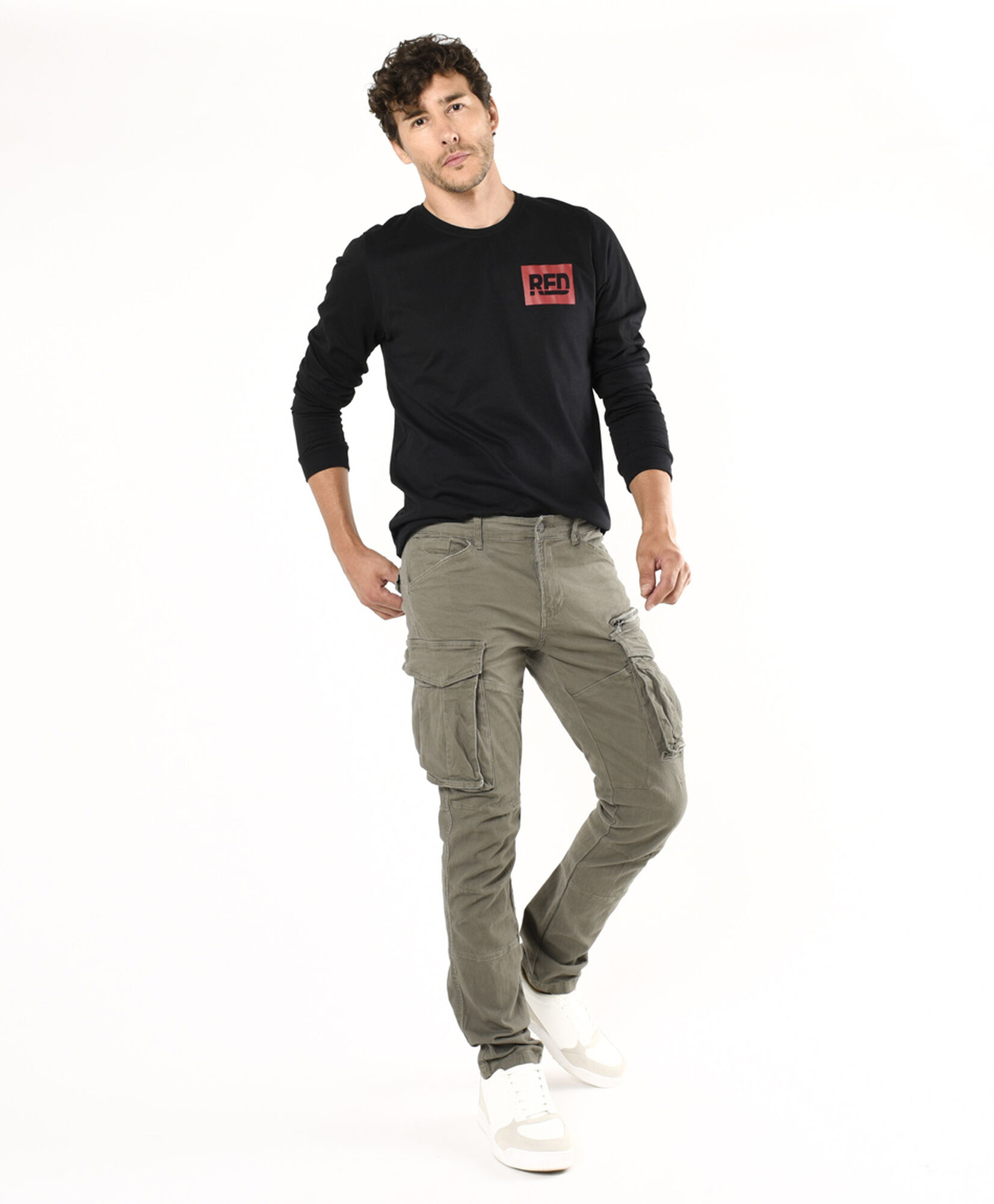 Pantalón hombre cargo colores Pantalón hombre cargo colores