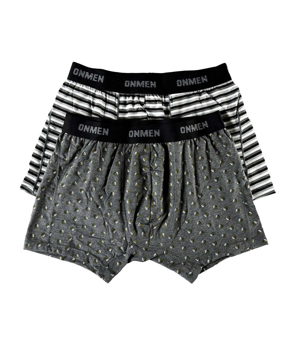 Boxer pack 2 estampado
