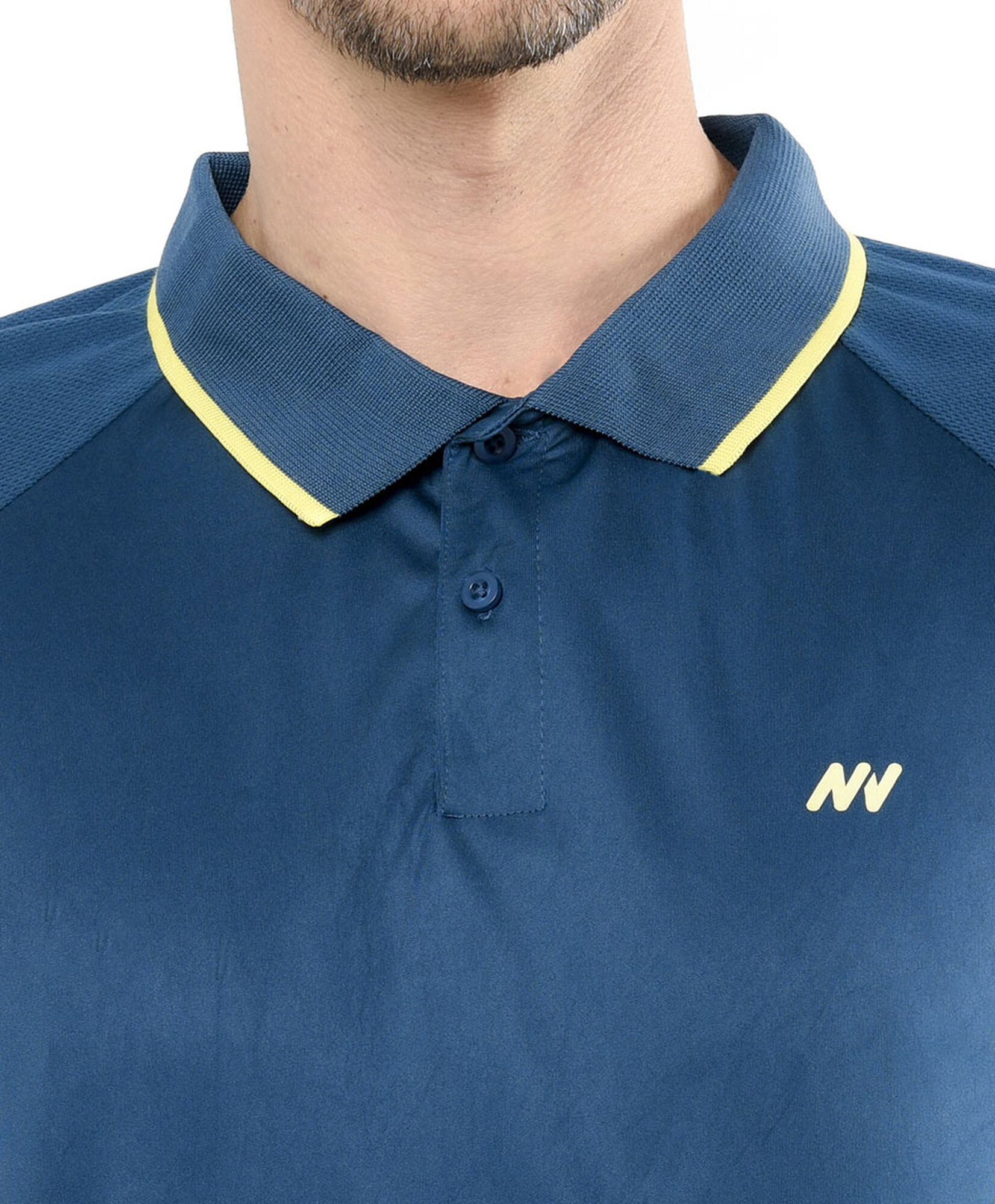 Polera deportiva hombre polo azul Polera deportiva hombre polo azul