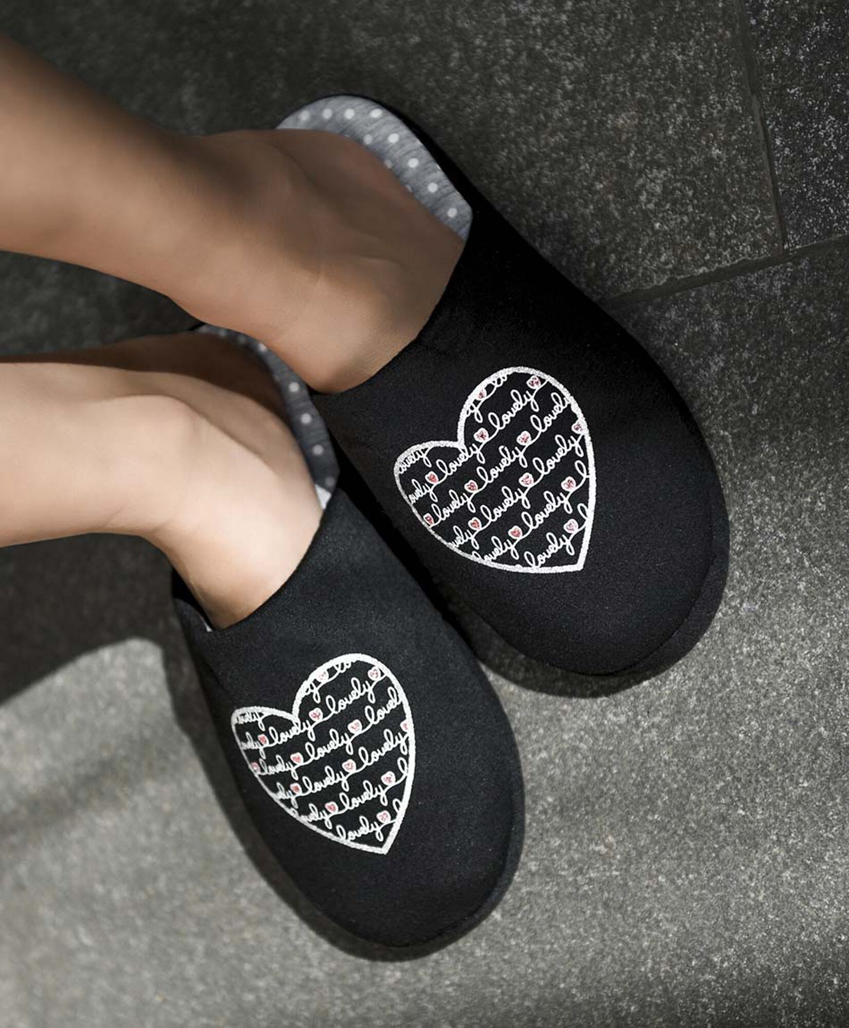 Pantufla mujer corazón Pantufla mujer corazón
