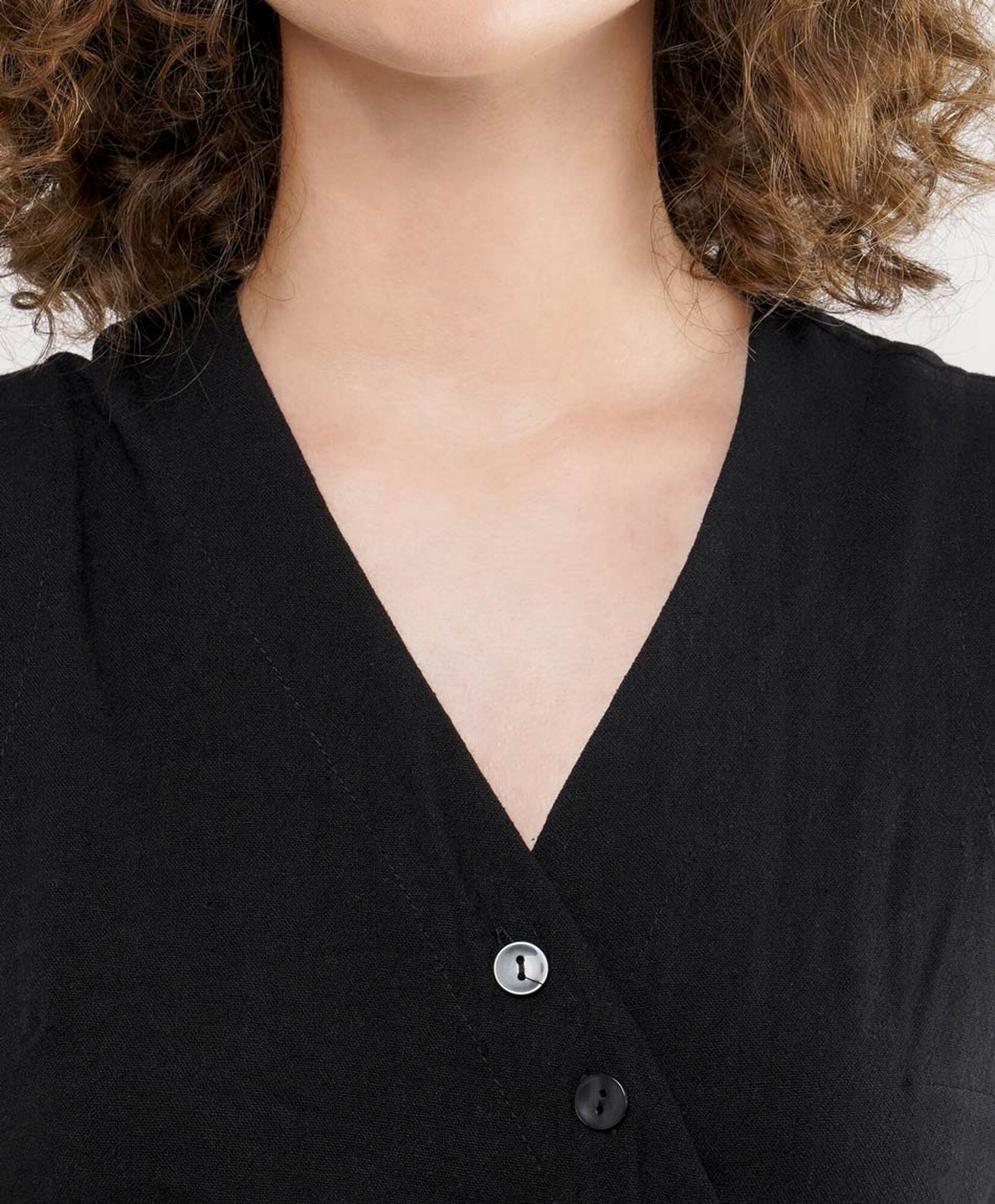 Vest mujer cuello v cruzado Vest mujer cuello v cruzado
