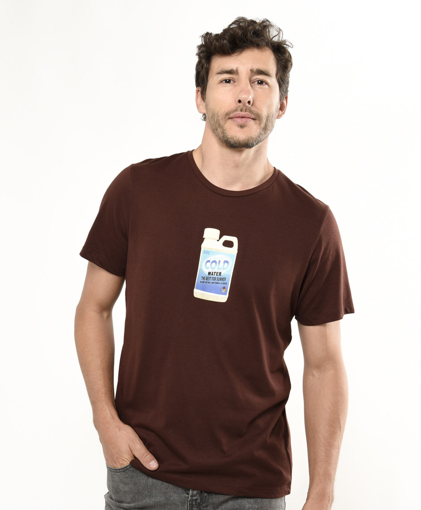 Polera hombre print cold water Polera hombre print cold water