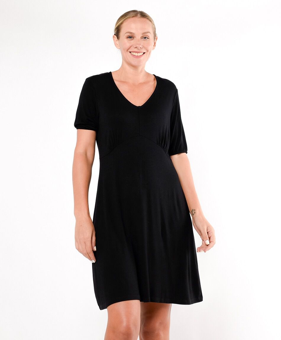 Vestido mujer cl&aacute;sico liso