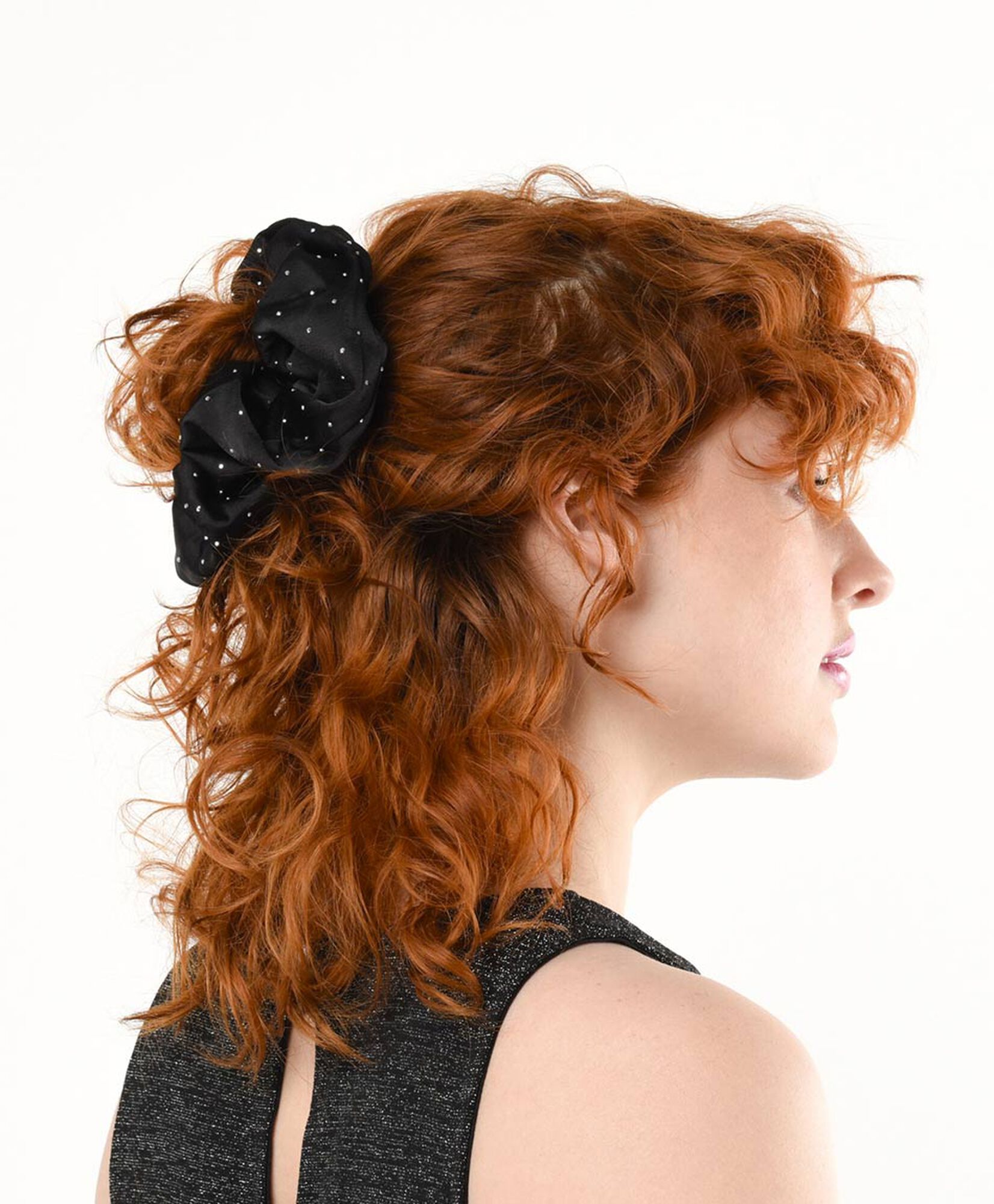 Scrunchie mujer puntos brillantes Scrunchie mujer puntos brillantes