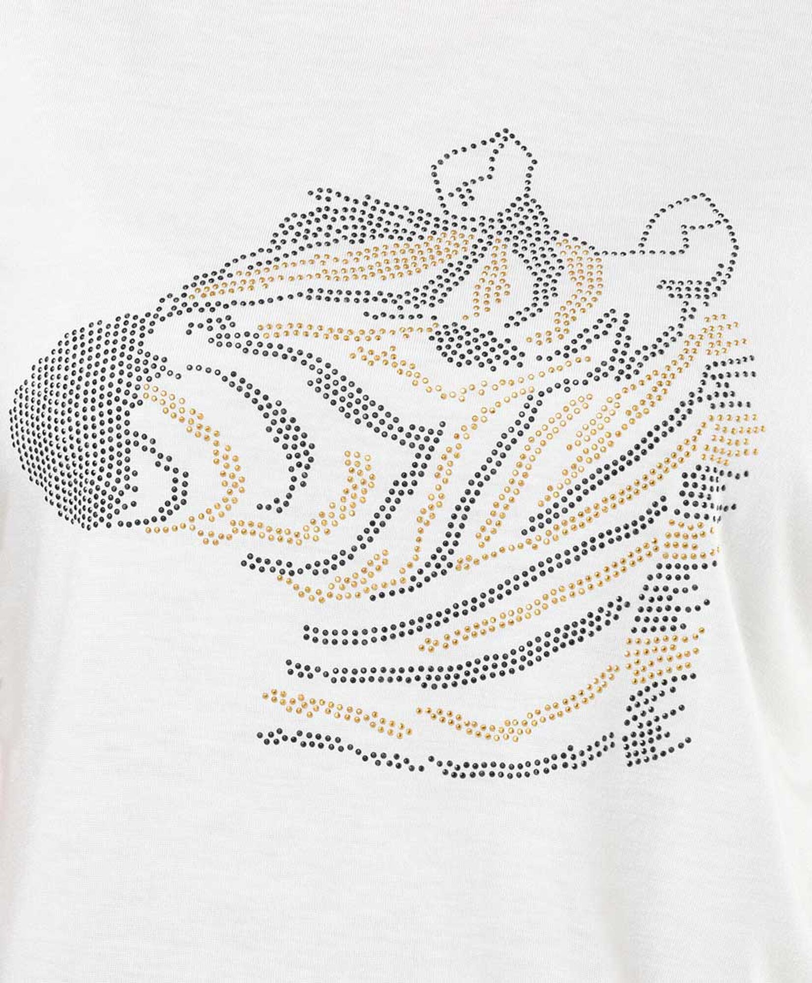 Polera mujer estampado cebra brillante Polera mujer estampado cebra brillante