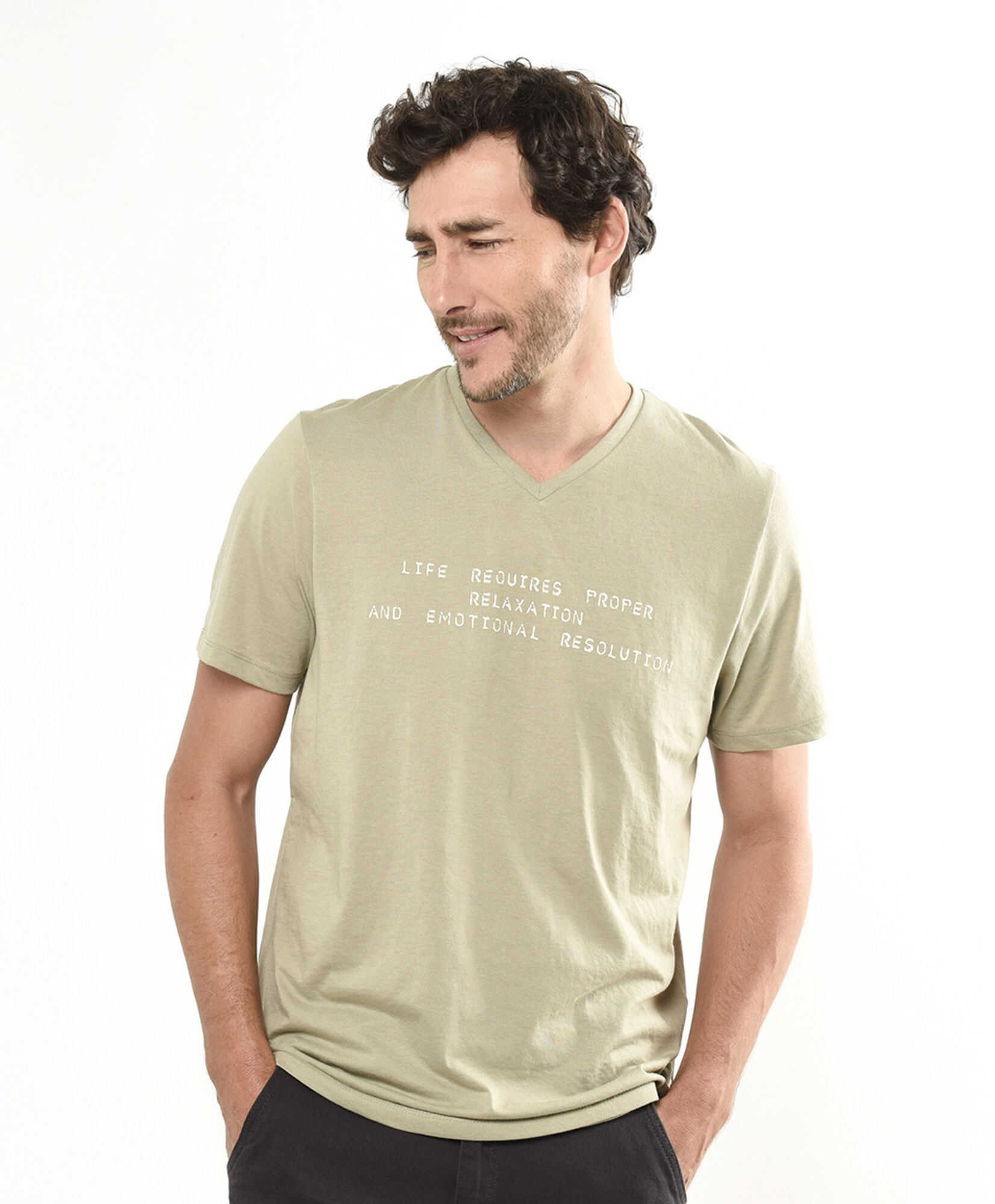 Polera hombre frase Polera hombre frase