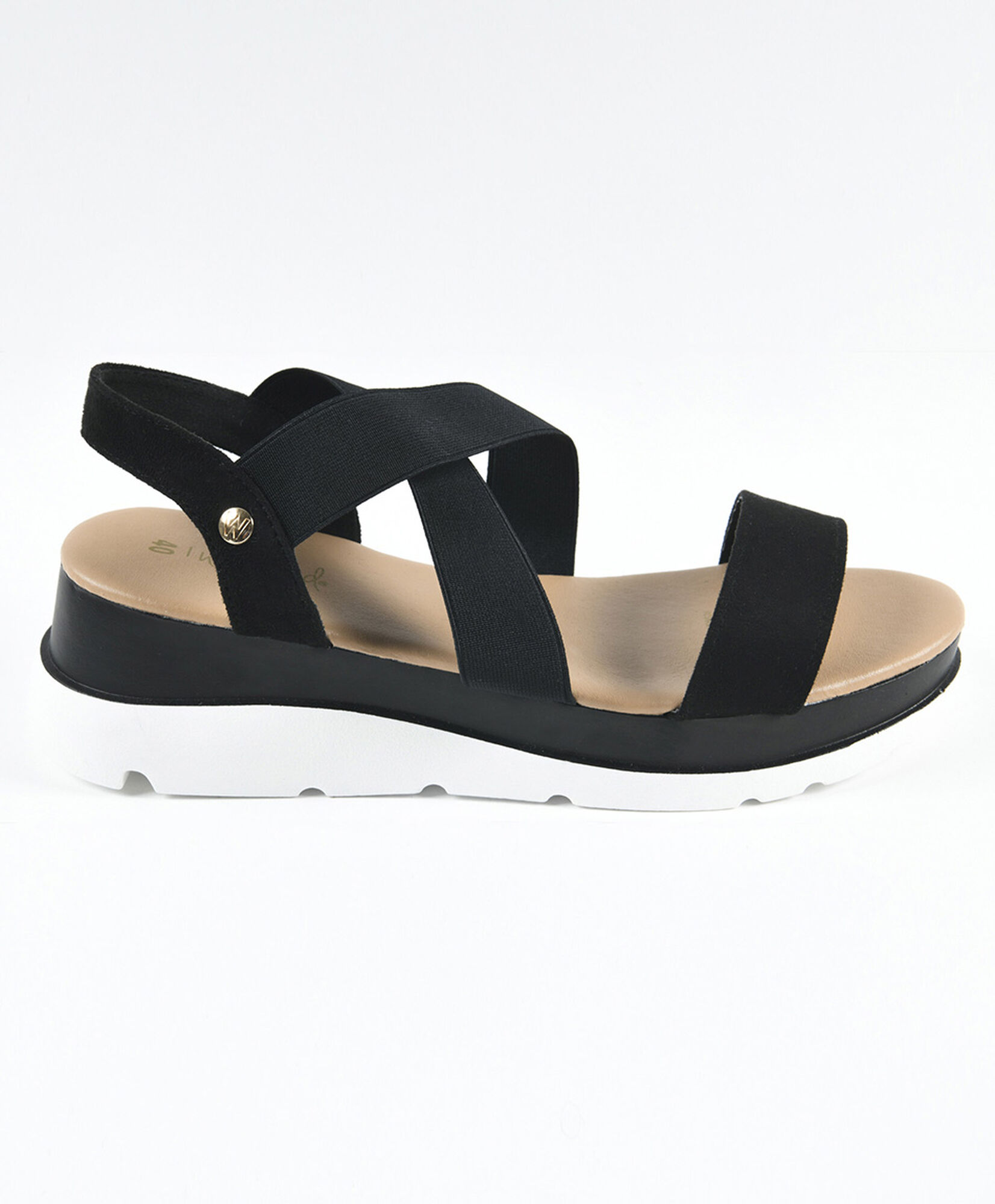Sandalias mujer elástico cruzado plataforma Sandalias mujer elástico cruzado plataforma