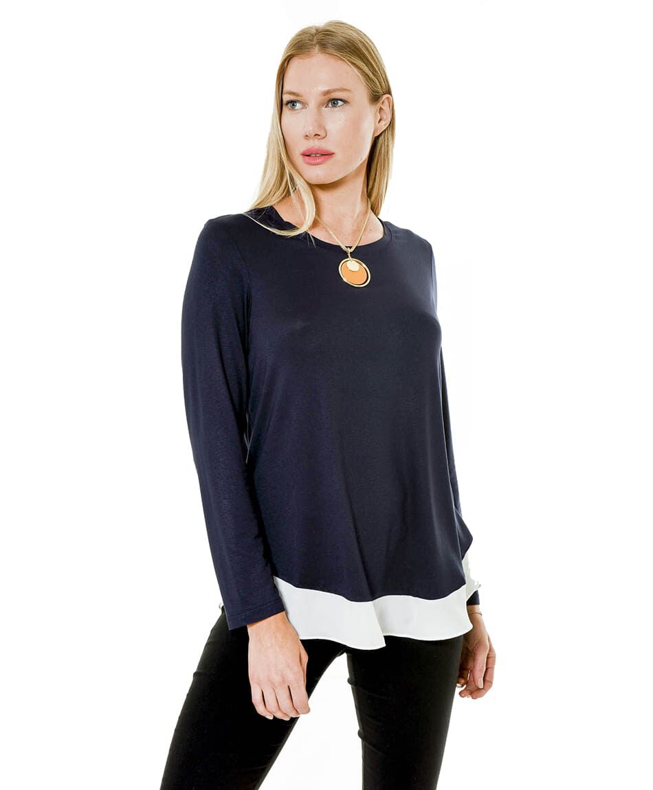 Polera duo lisa
