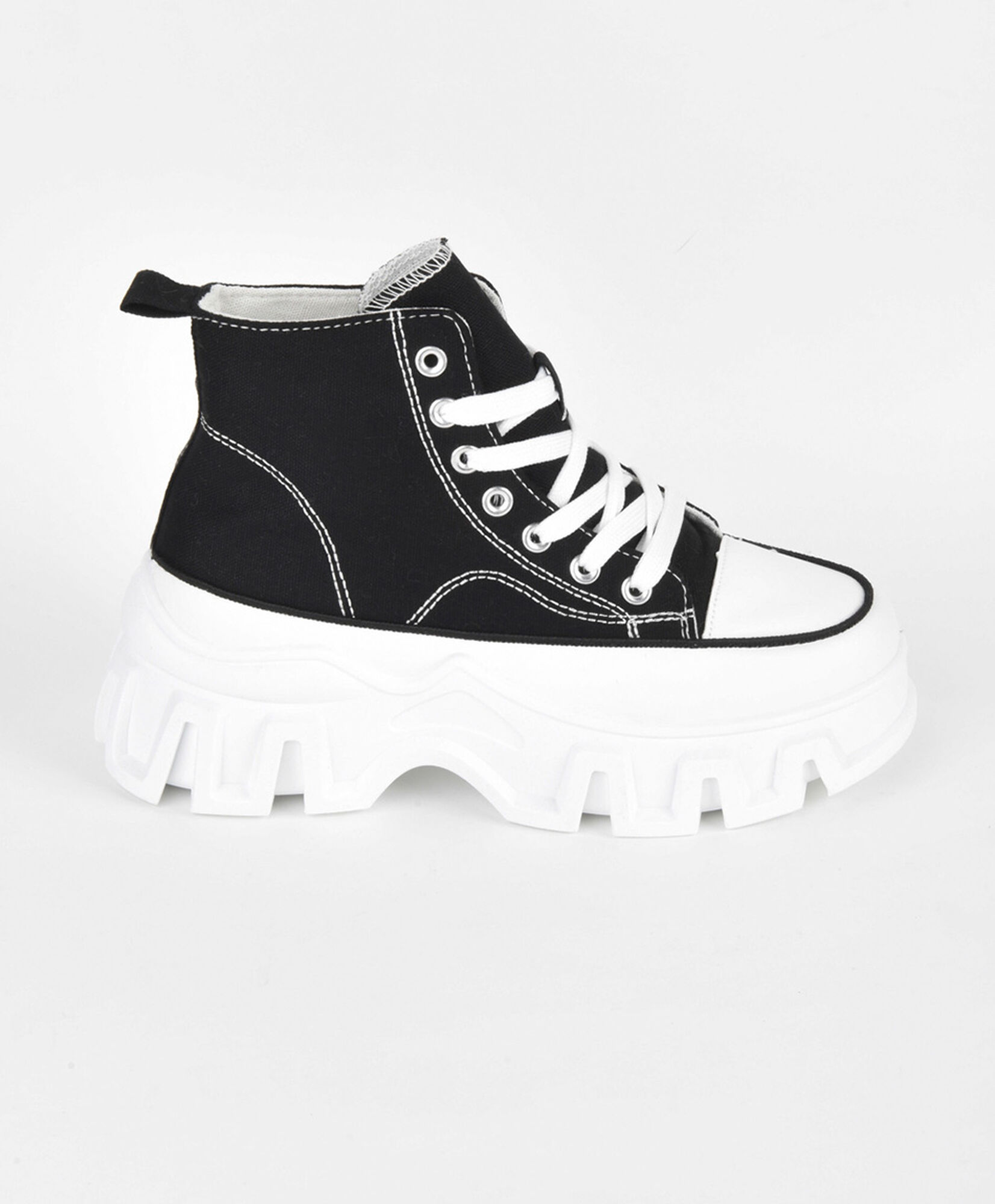 Zapatilla mujer plataforma grande negra Zapatilla mujer plataforma grande negra
