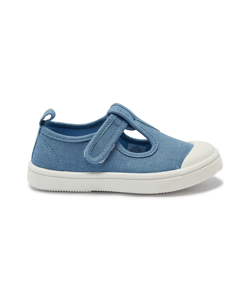 Zapato infantil (22 a 27) mafalda azul