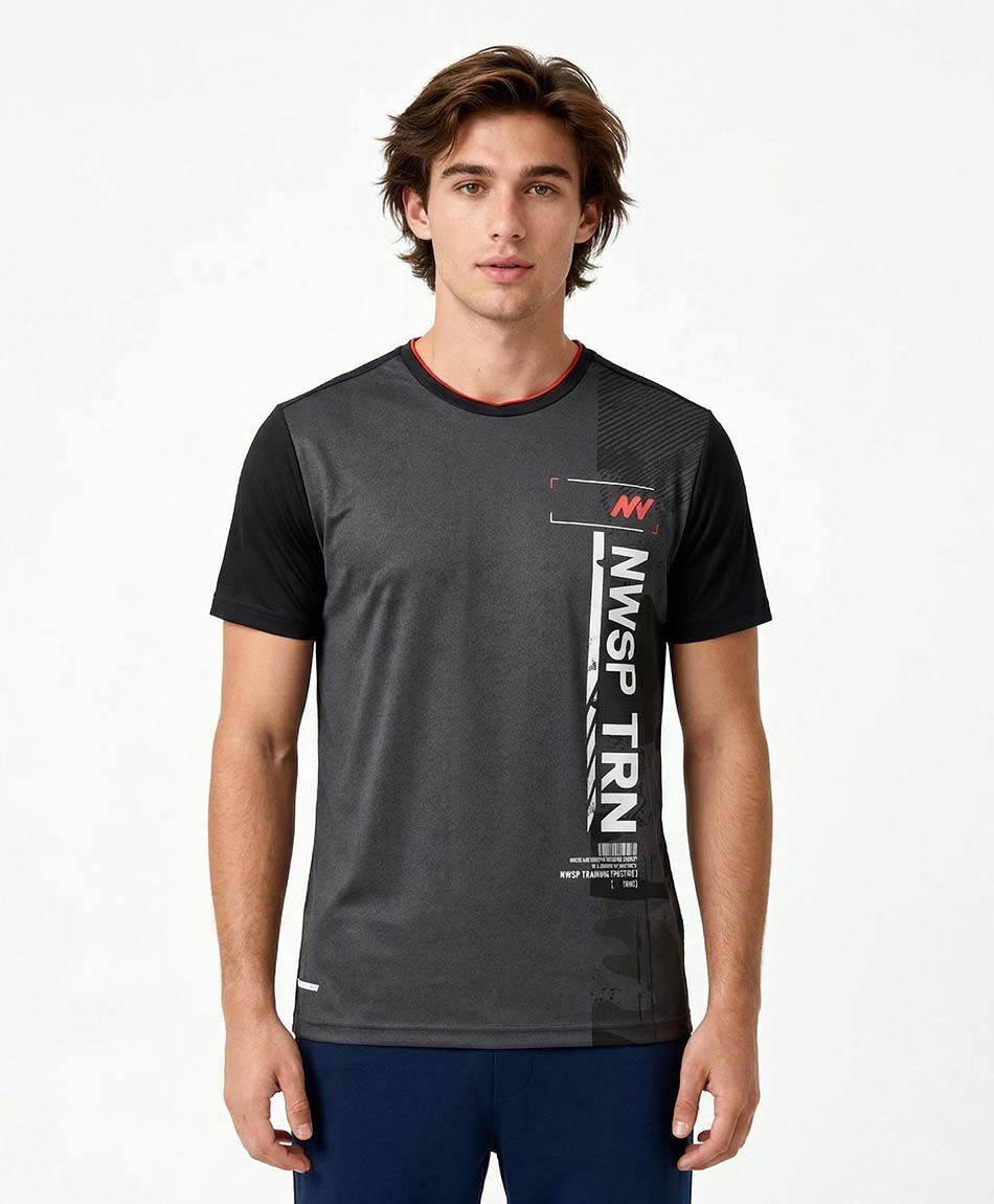 Polera deportiva hombre time running