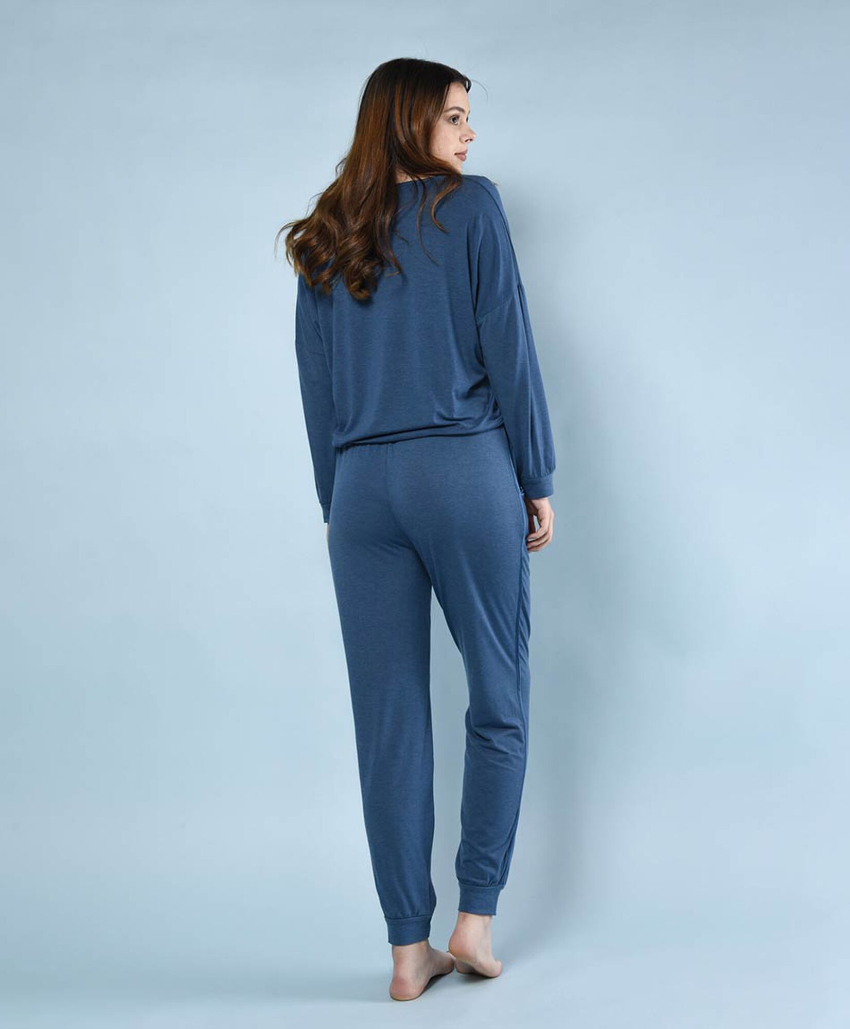 Pijama mujer lazo satín ajustable 2 piezas Pijama mujer lazo satín ajustable 2 piezas