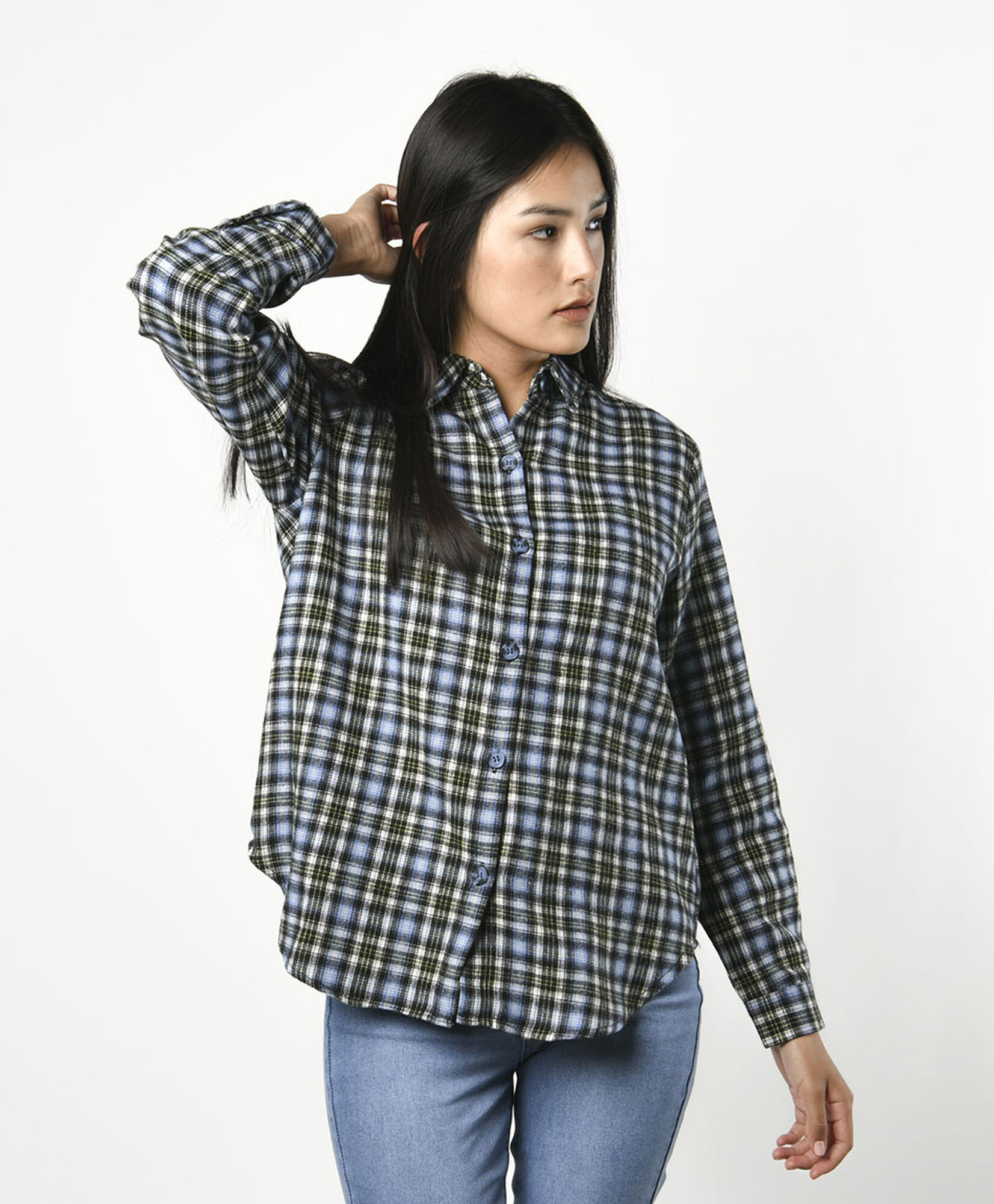 Blusa mujer cuadrillé Blusa mujer cuadrillé