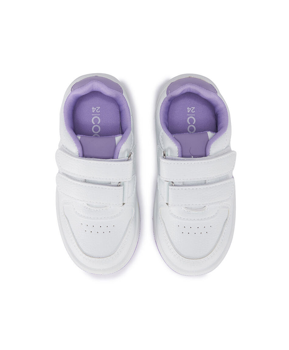 Zapatilla infantil (22 a 27) b&aacute;sica velcros