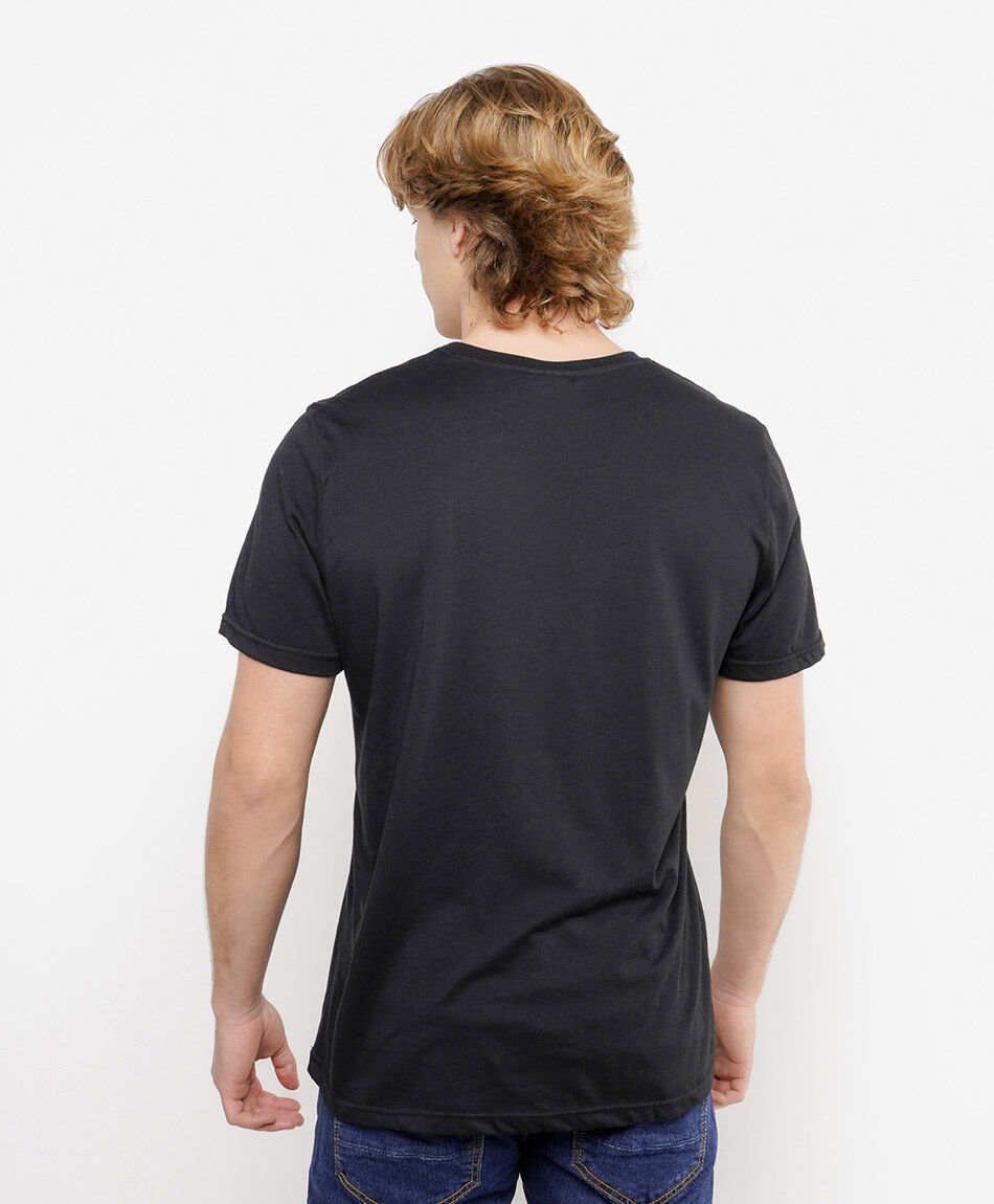 Polera hombre b&aacute;sica lisa