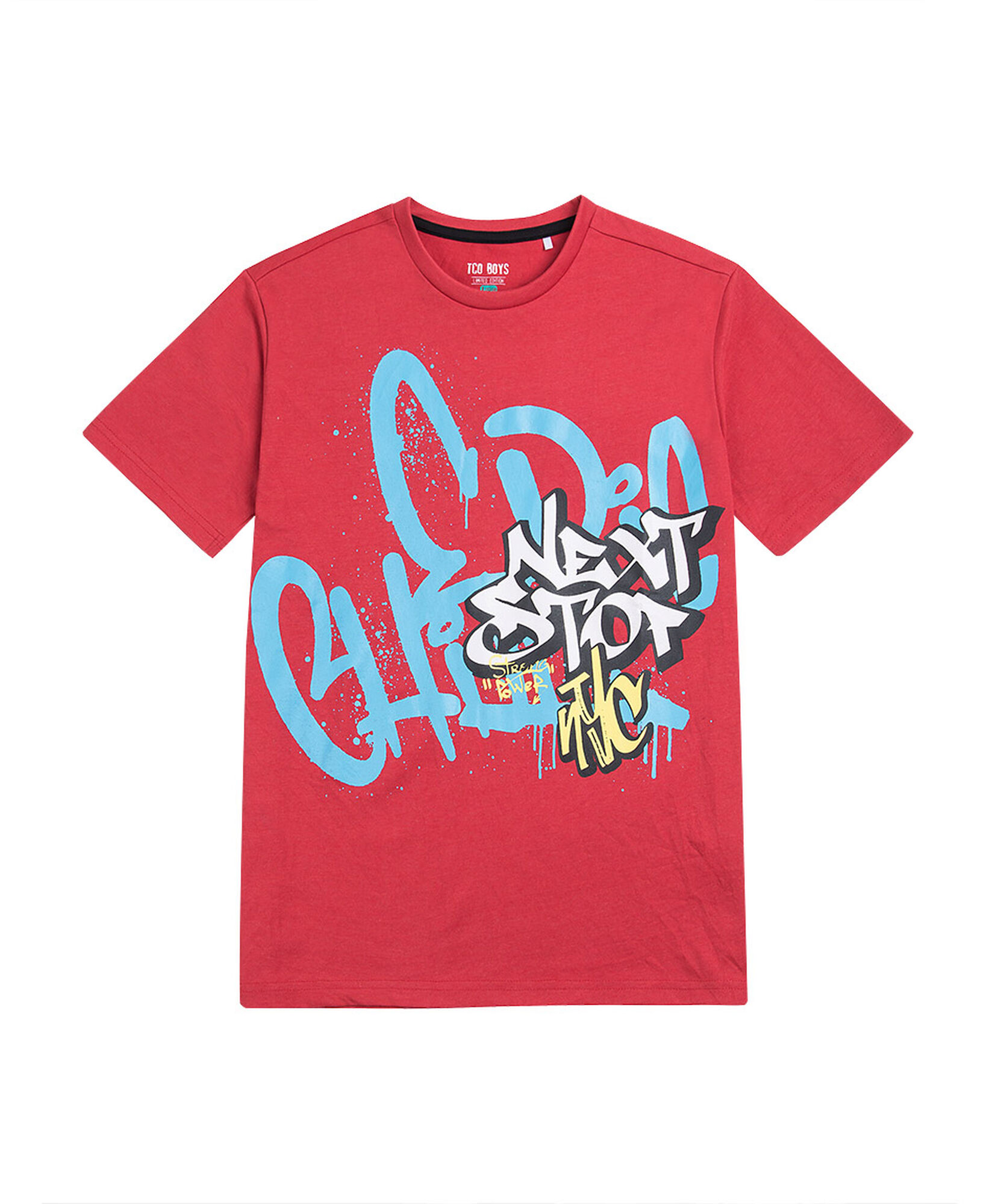 Polera niño graffiti roja Polera niño graffiti roja