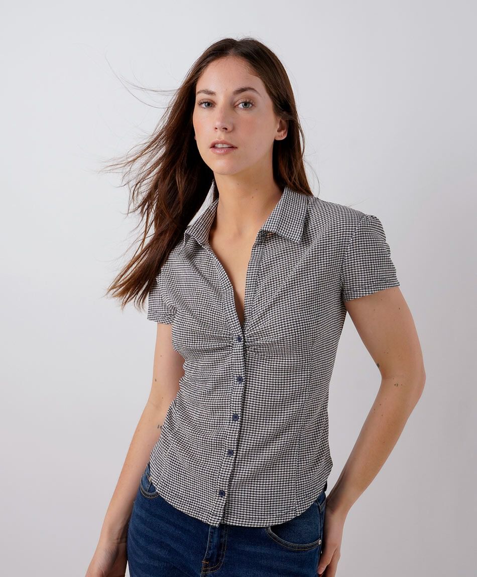 Blusa mujer wrinkled
