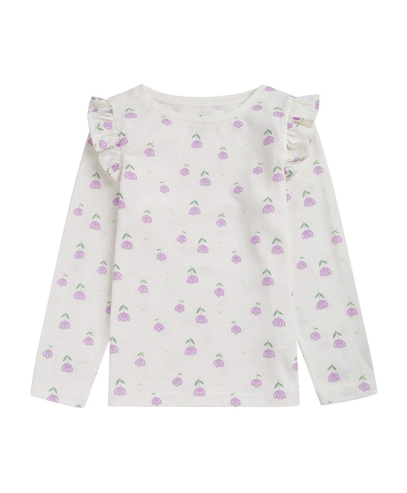 Polera bebé flores vuelos Polera bebé flores vuelos
