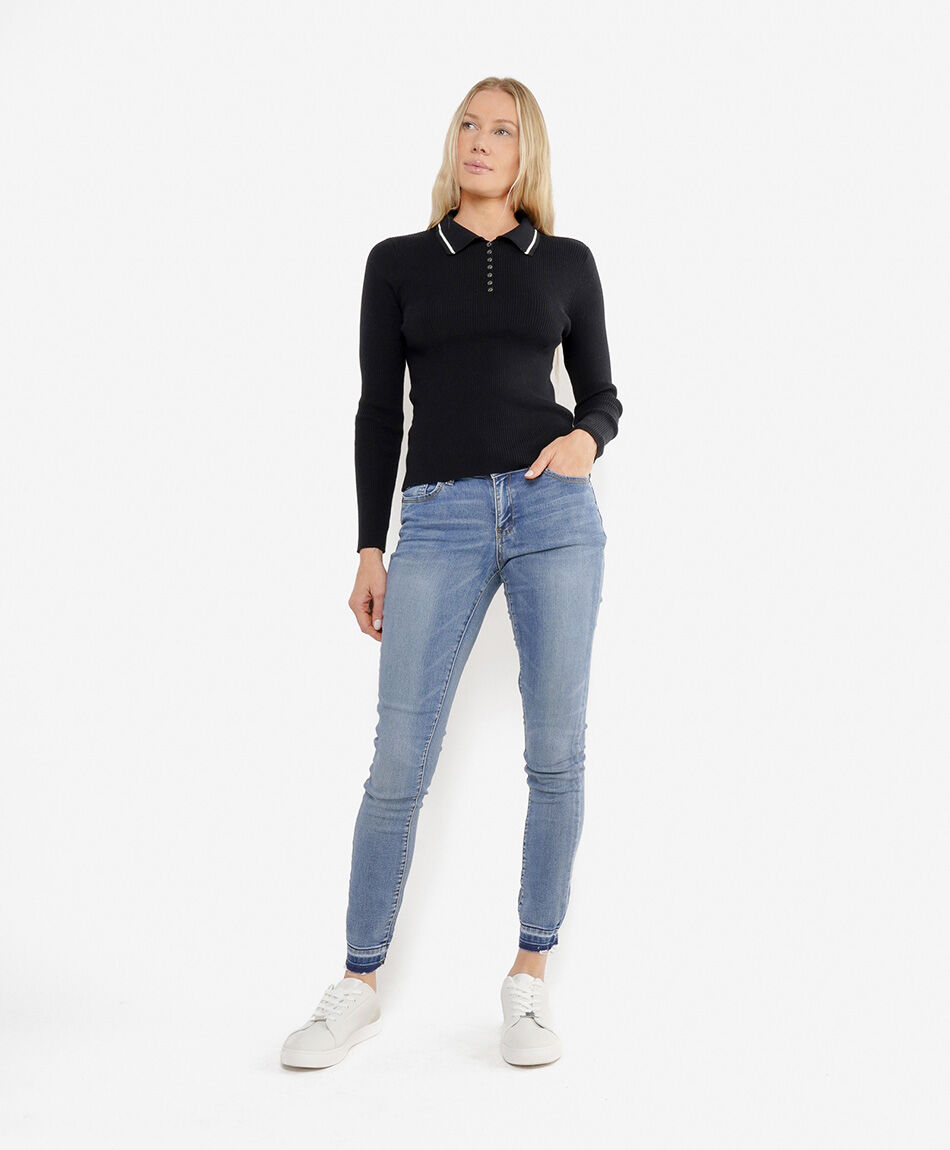 Jeans mujer desgastado skinny fit
