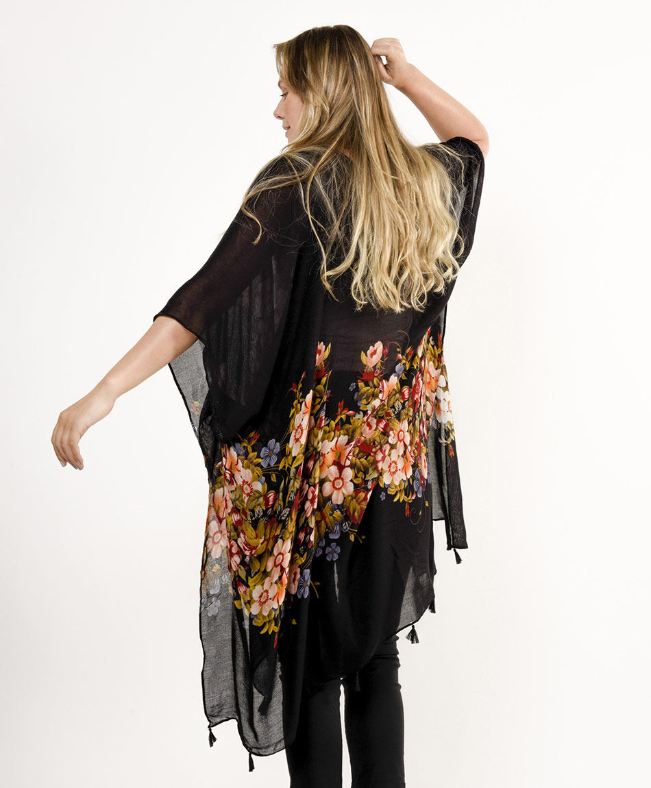 Pareo mujer floreado