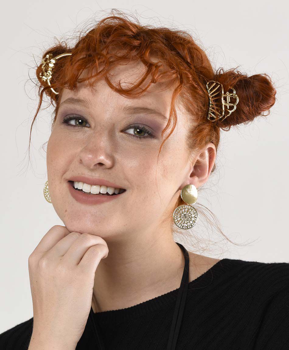 Aros mujer mandalas 2 piezas