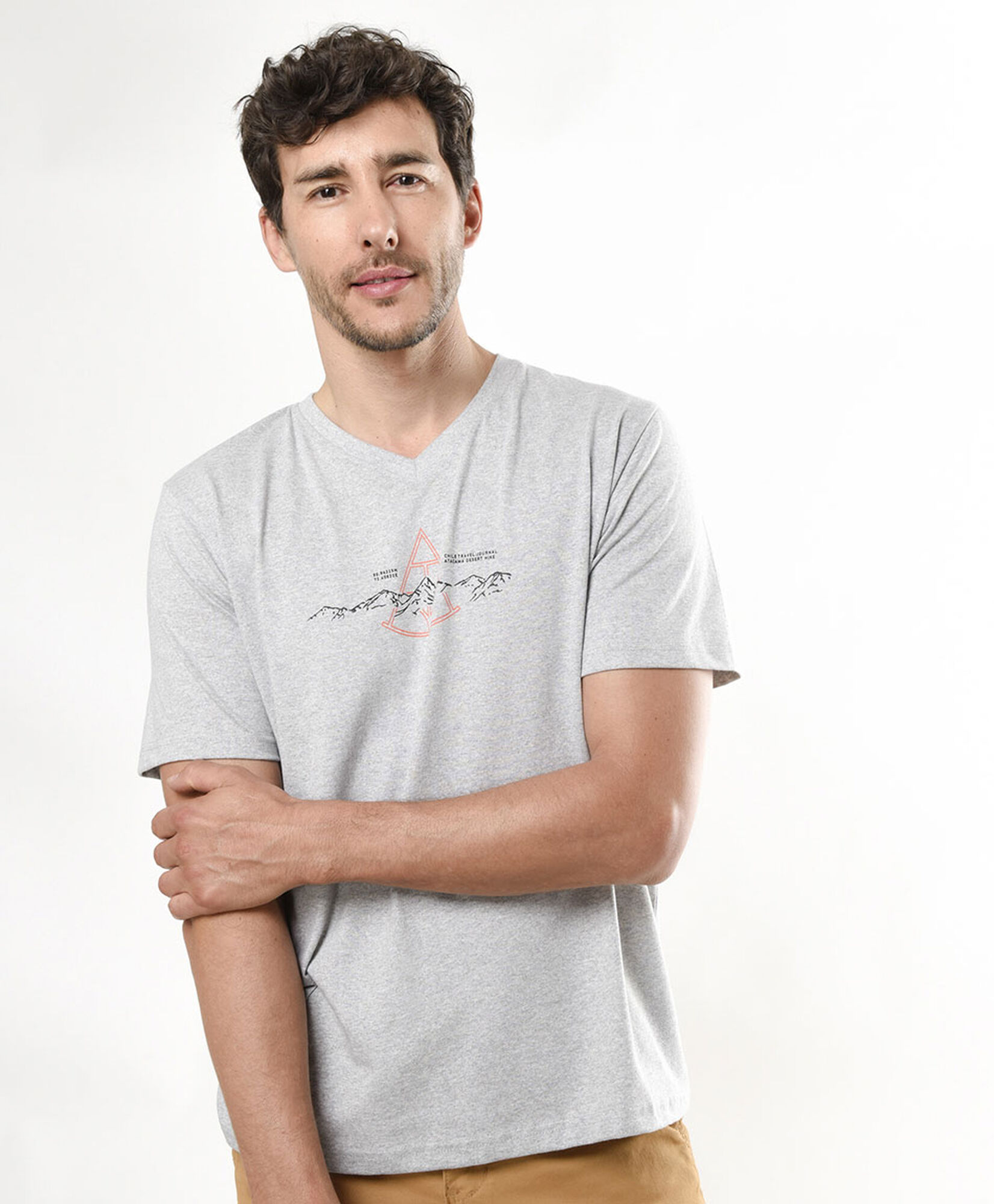Polera hombre montañas atacama Polera hombre montañas atacama