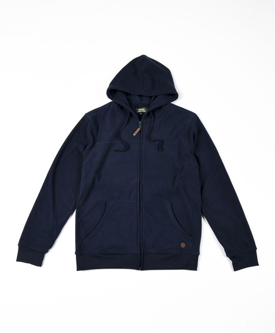 Polerón escolar polar con gorro